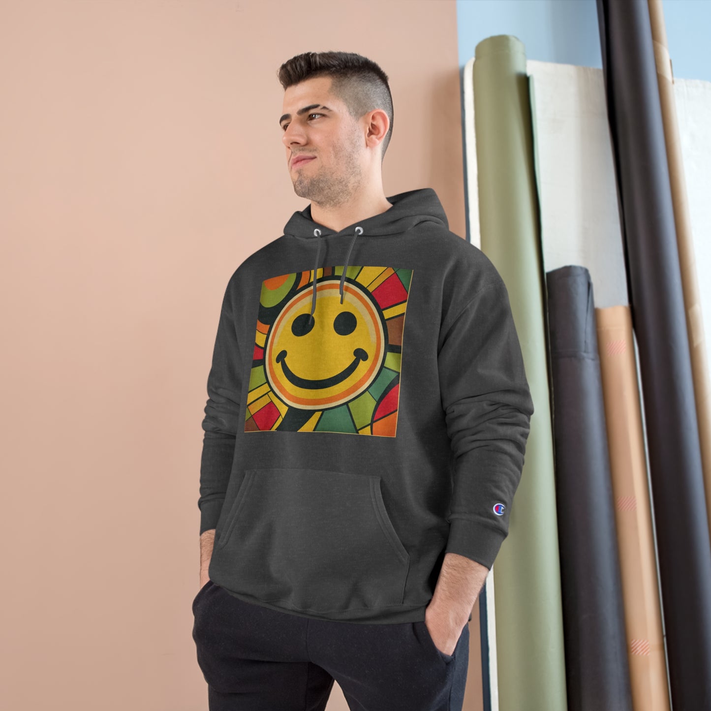 Smiley Face, Champion Hoodie