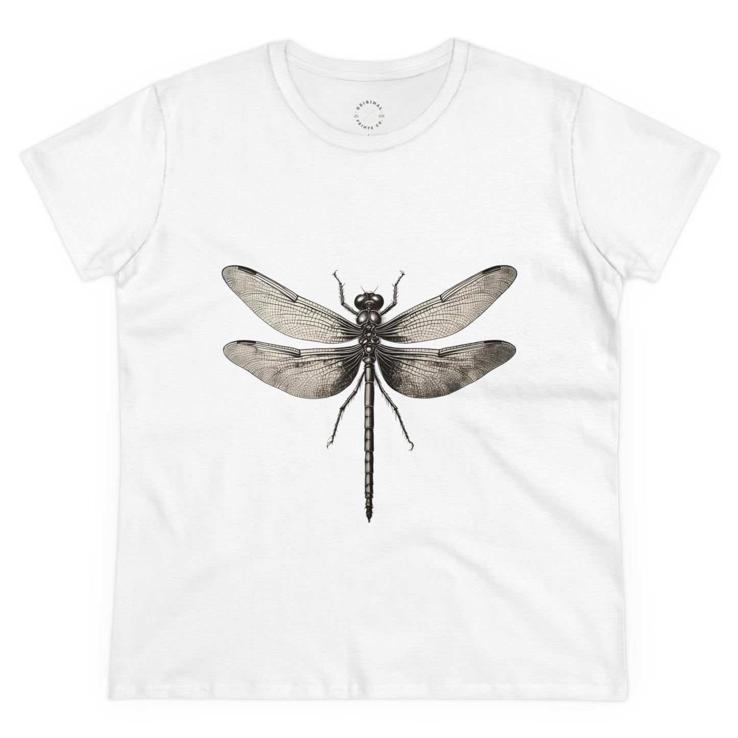 Women's Cotton Tee, Dragon Fly