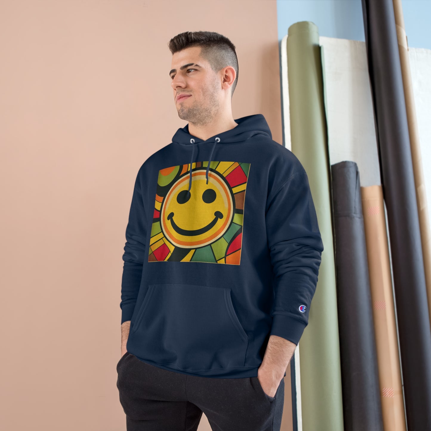 Smiley Face, Champion Hoodie