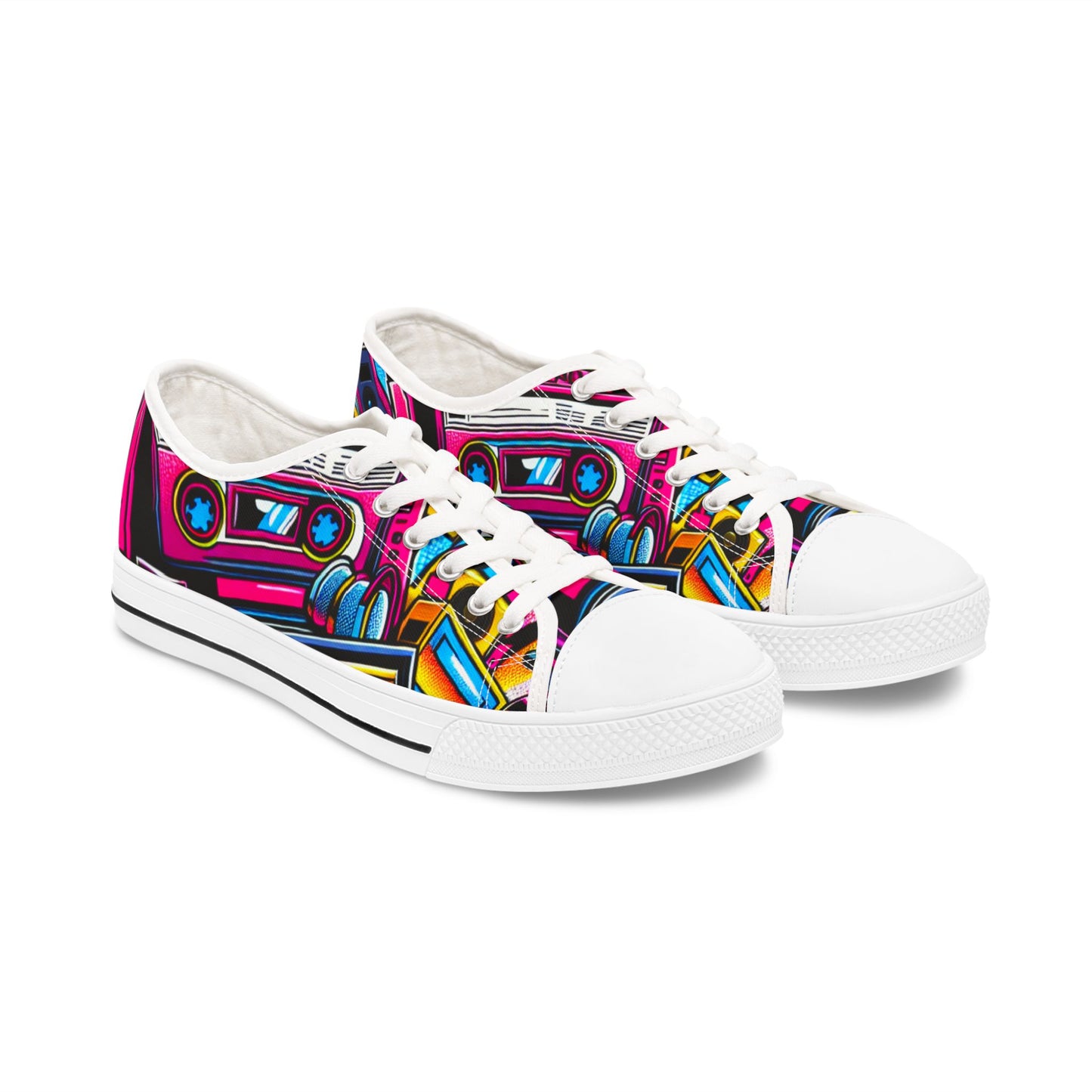 Retro Boombox Women's Low Top Sneakers