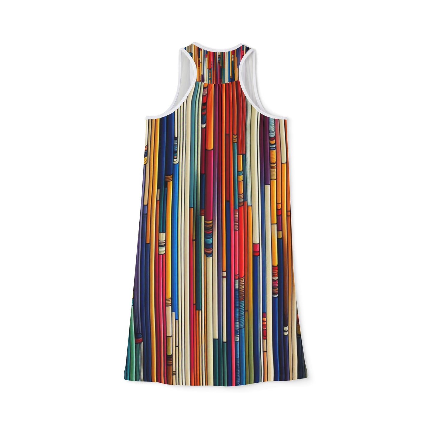 Women's Racerback Dress, Colour Stripes