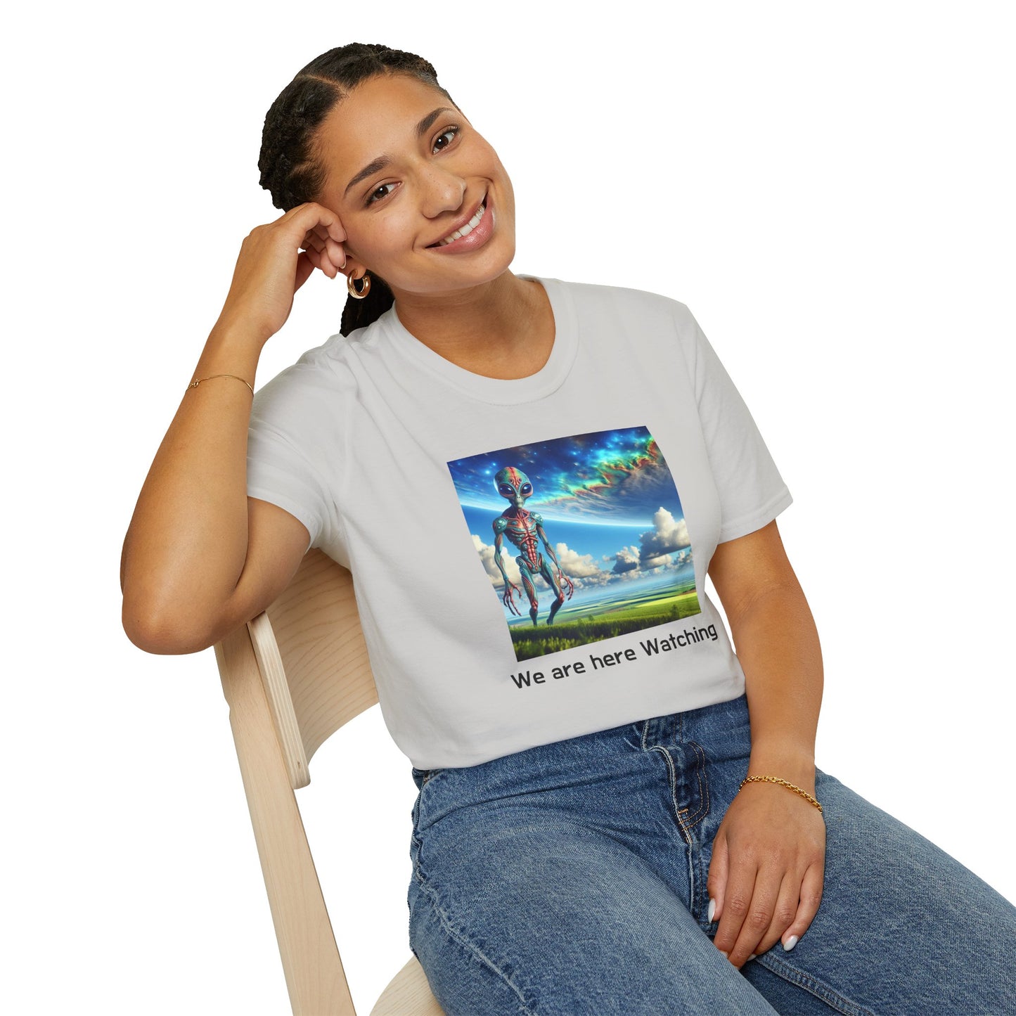 We are here Watching, Unisex T-Shirt