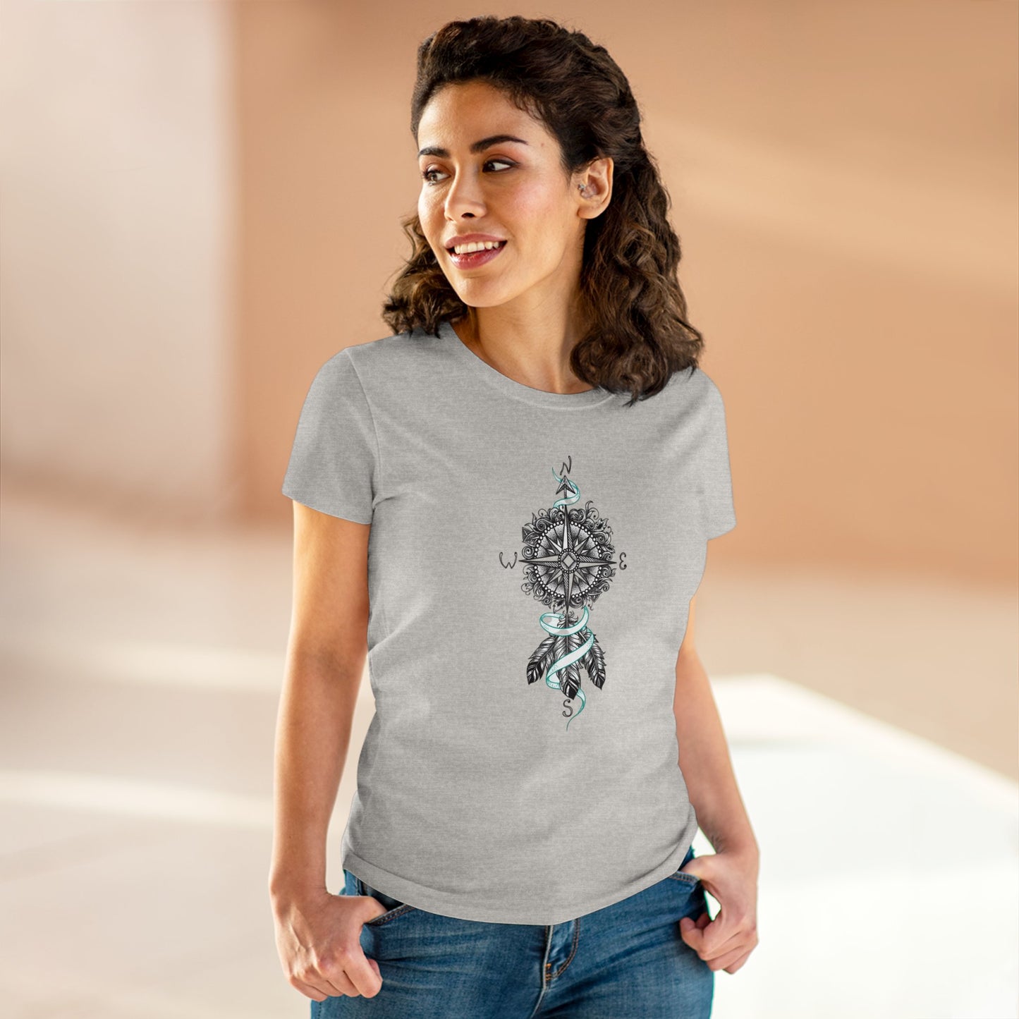 Women's Cotton Tee, Find your way