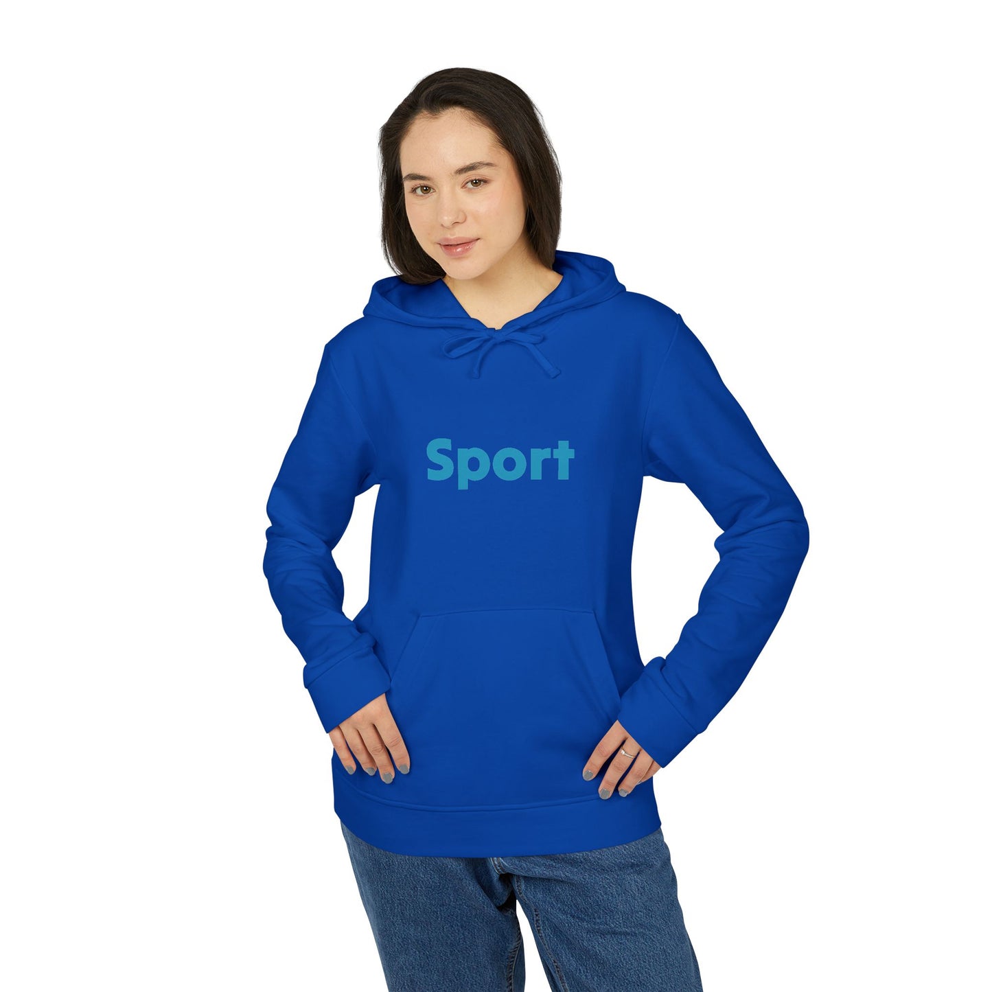 Adidas Unisex Fleece Hoodie - Sport Design for Casual Comfort