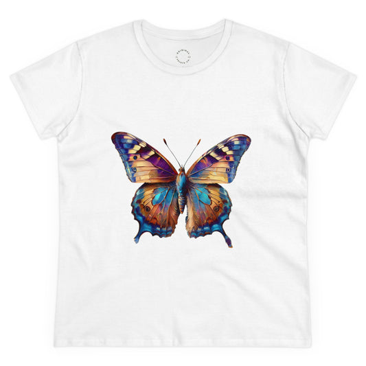 Women's Cotton Tee, Butterflies