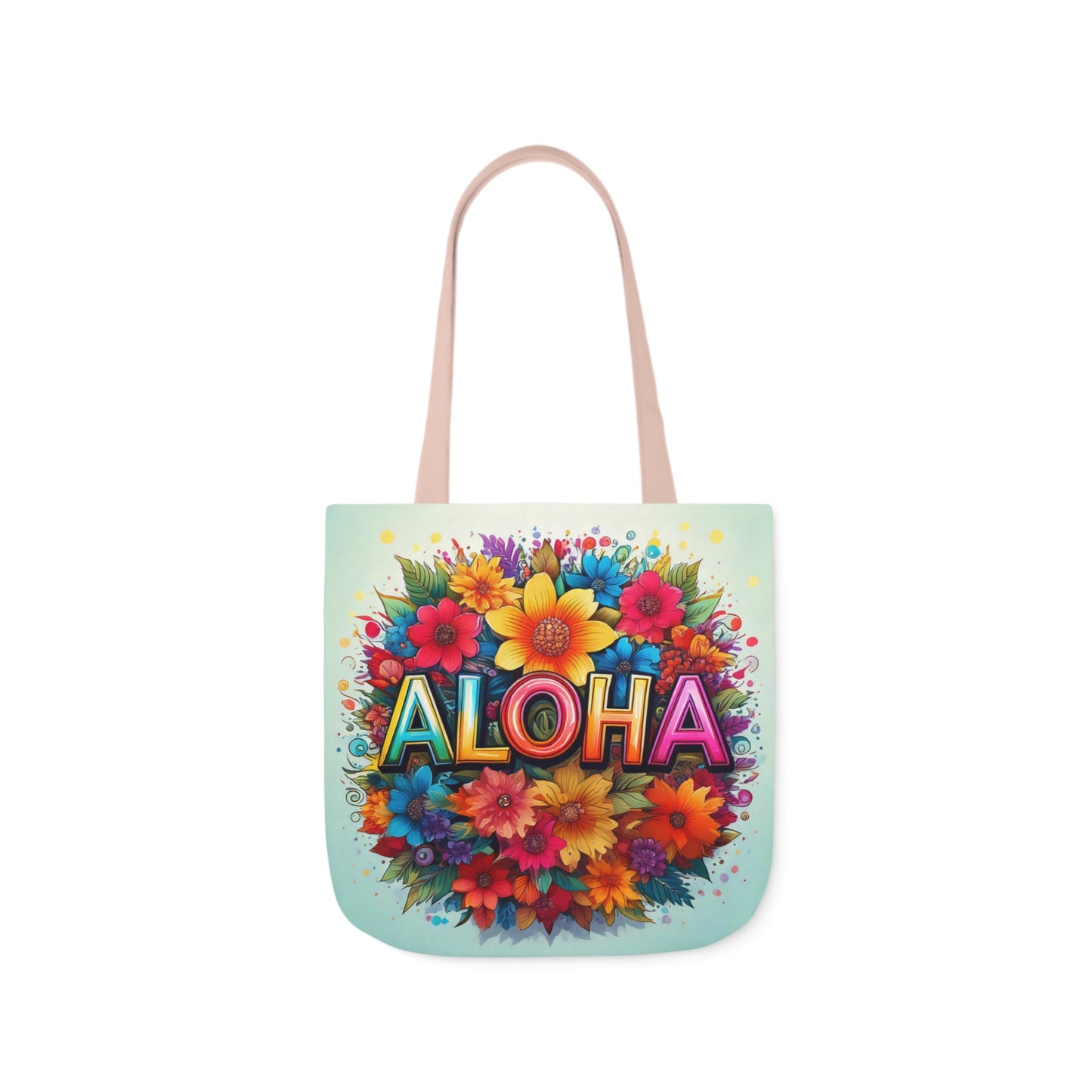 Tote Bag, Canvas ALOHA print