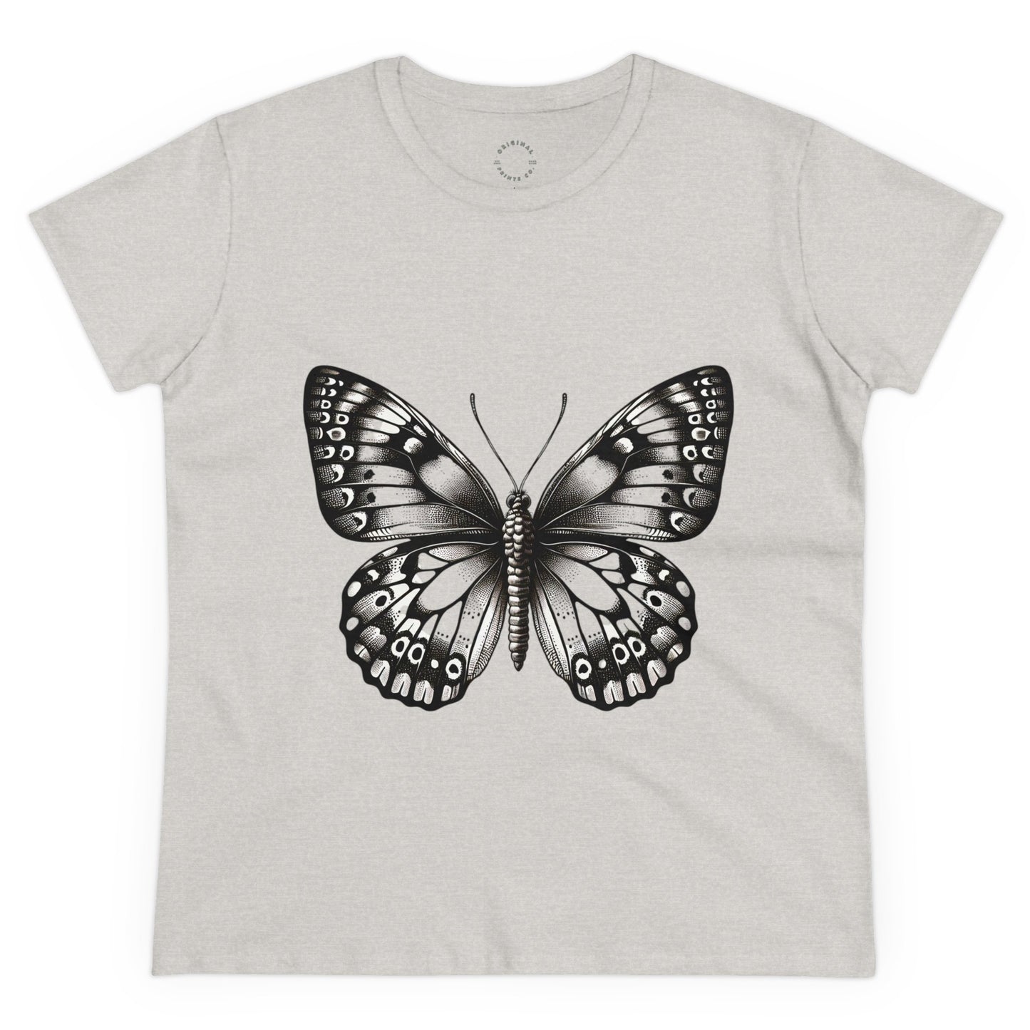 Inked Butterfly, Women's Cotton Tee