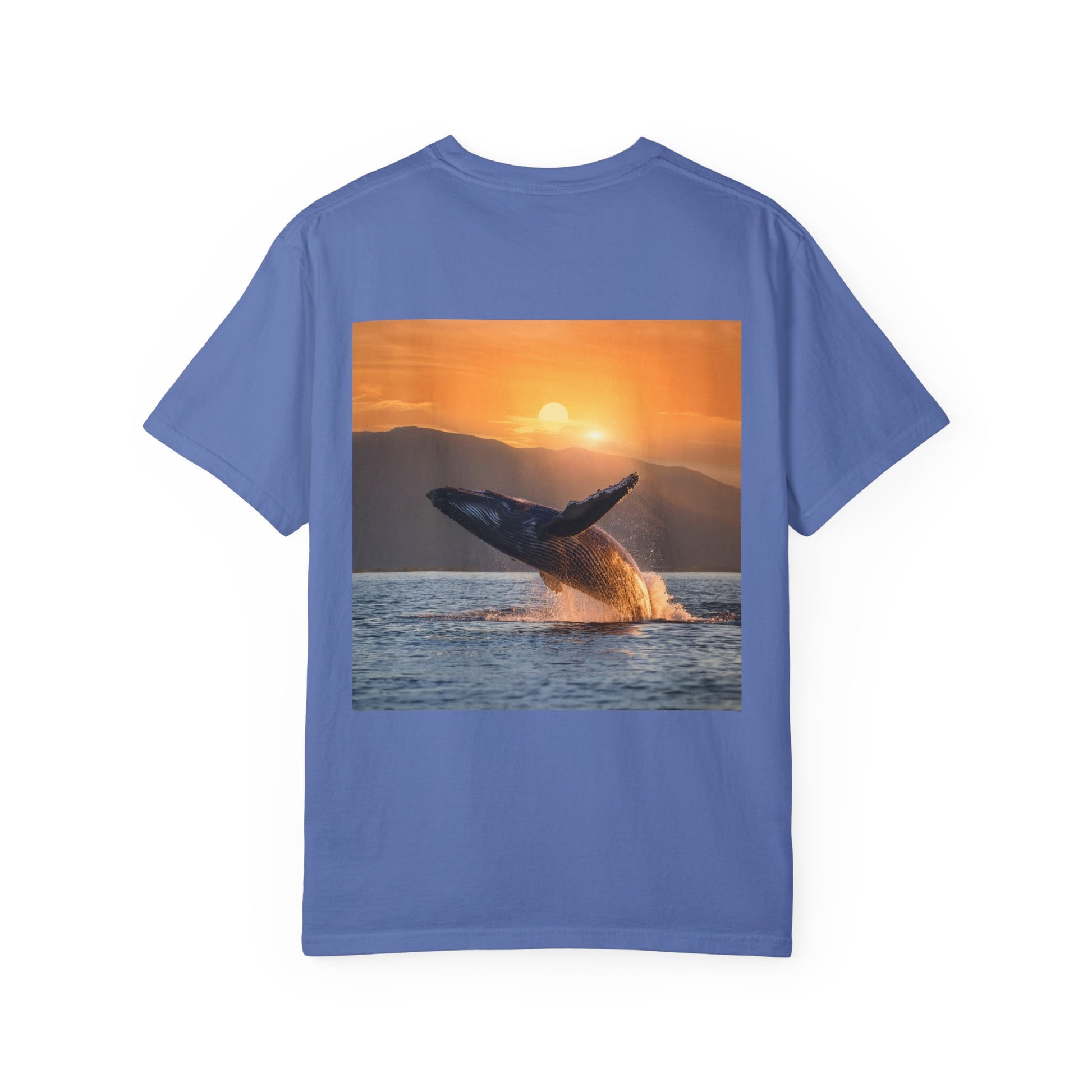Lovin Life, Whale Print, Unisex T-shirt - Original Prints Co