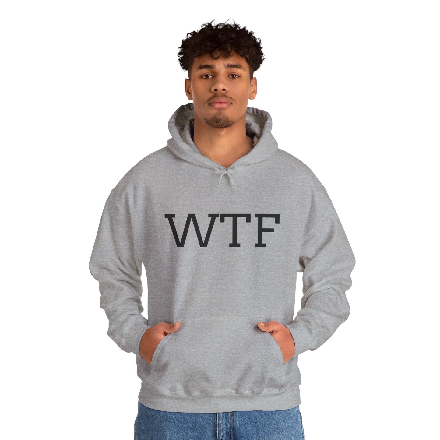 WTF, Unisex Heavy Blend™ Hooded Sweatshirt - Original Prints Co