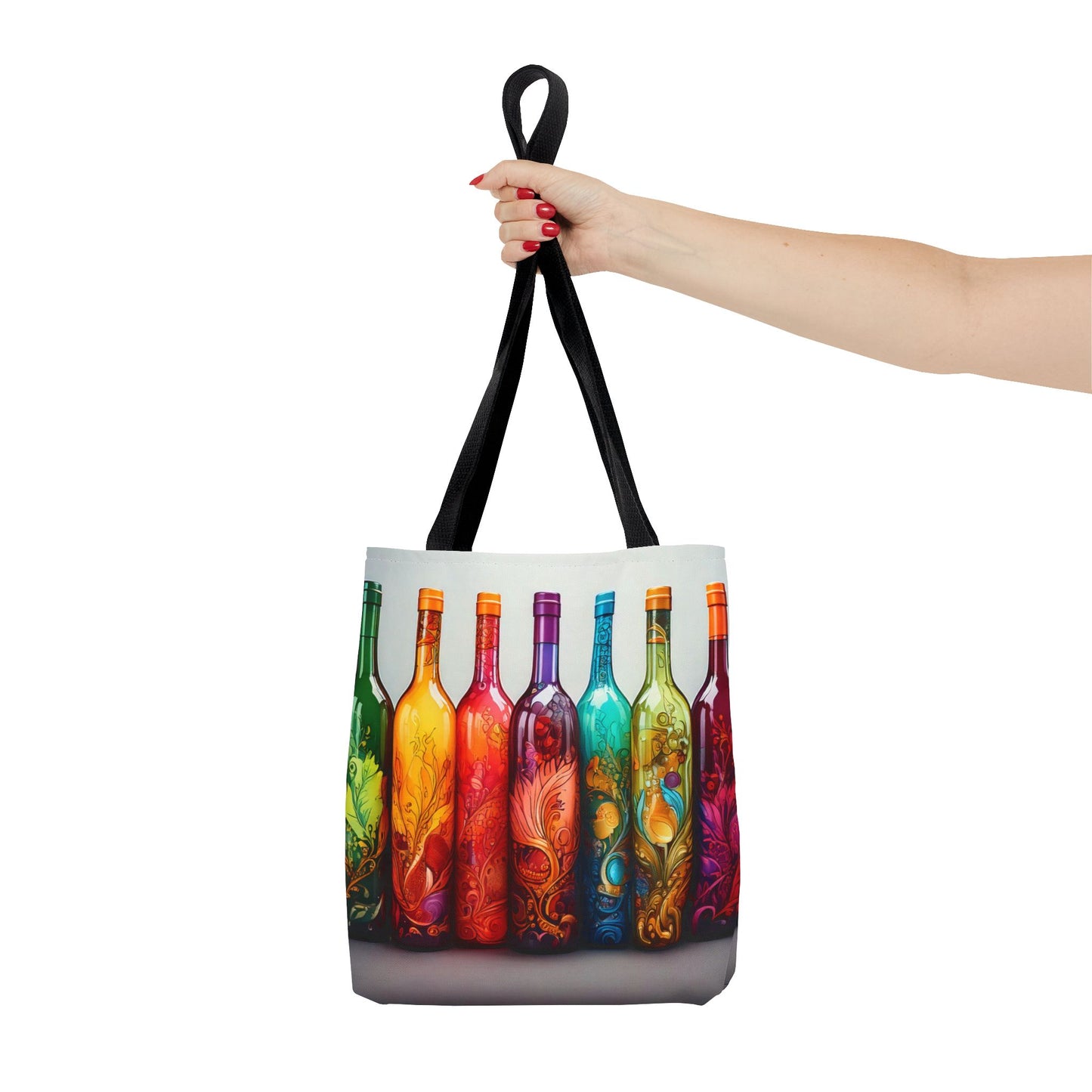 Wine Bottles, Tote Bag