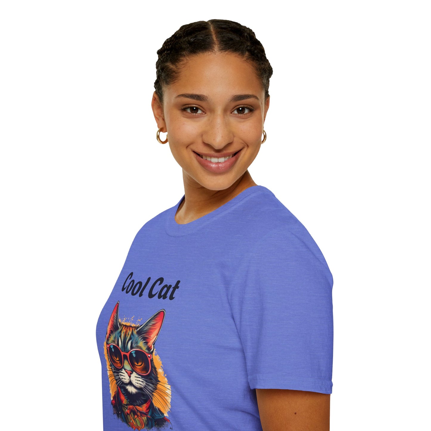 Cool Cat Unisex Softstyle T-Shirt