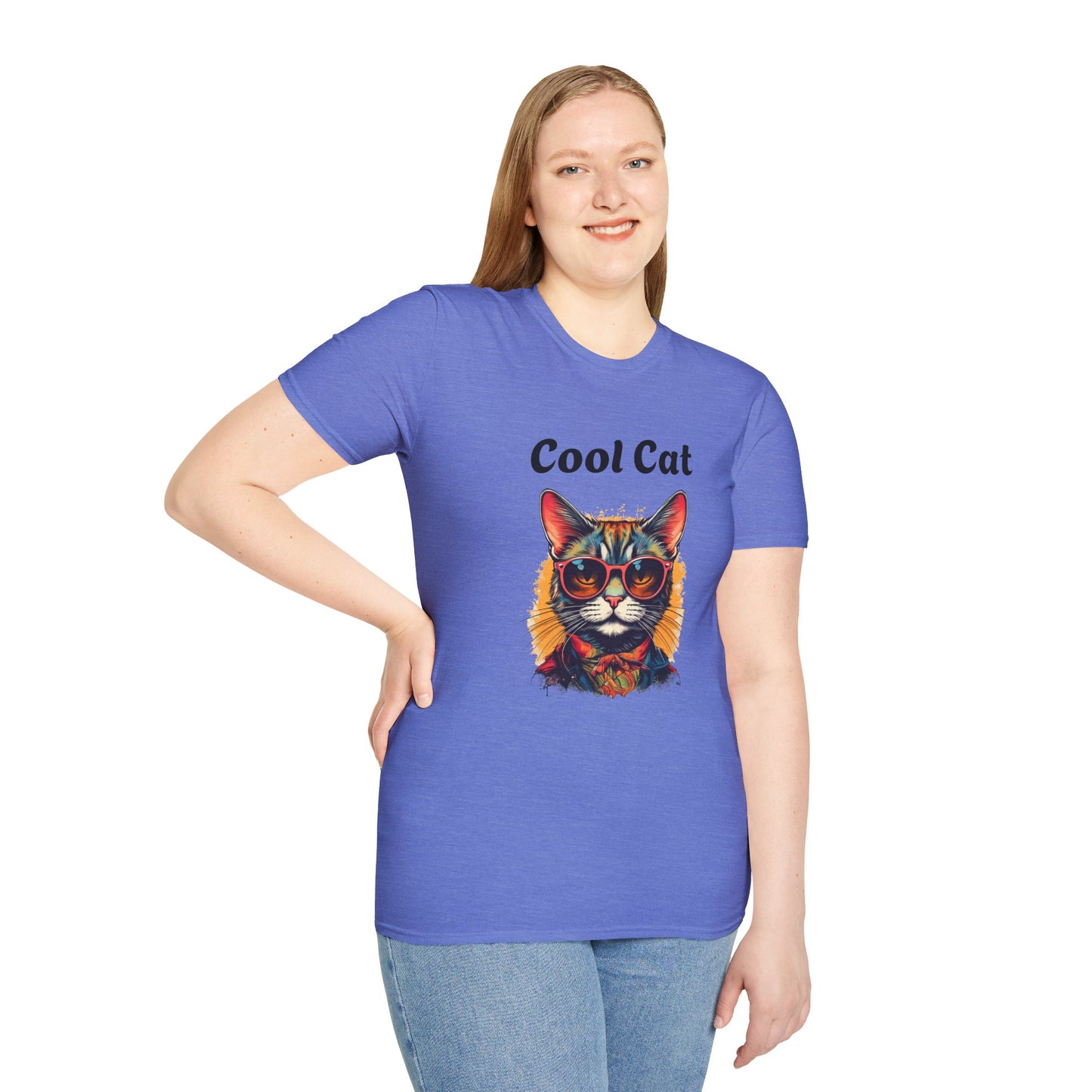 Cool Cat Unisex Softstyle T-Shirt