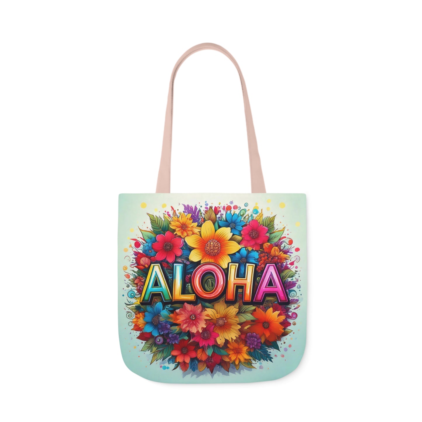 Tote Bag, Canvas ALOHA print