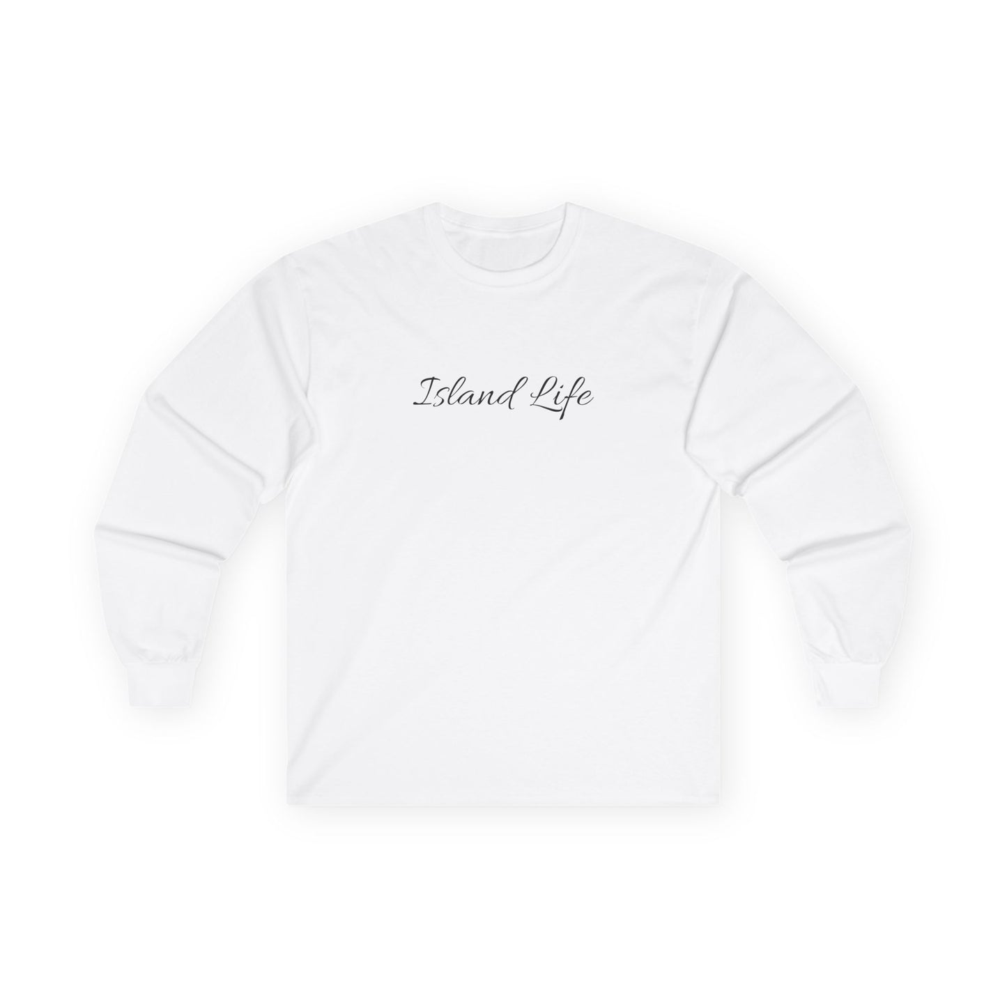 Island Life Unisex Cotton Long Sleeve Tee