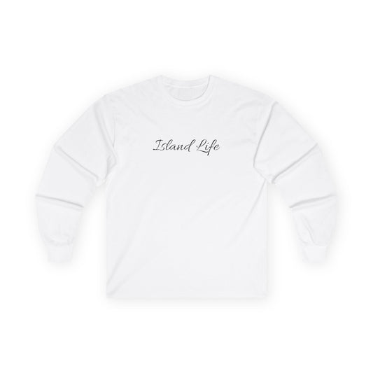 Island Life Unisex Cotton Long Sleeve Tee