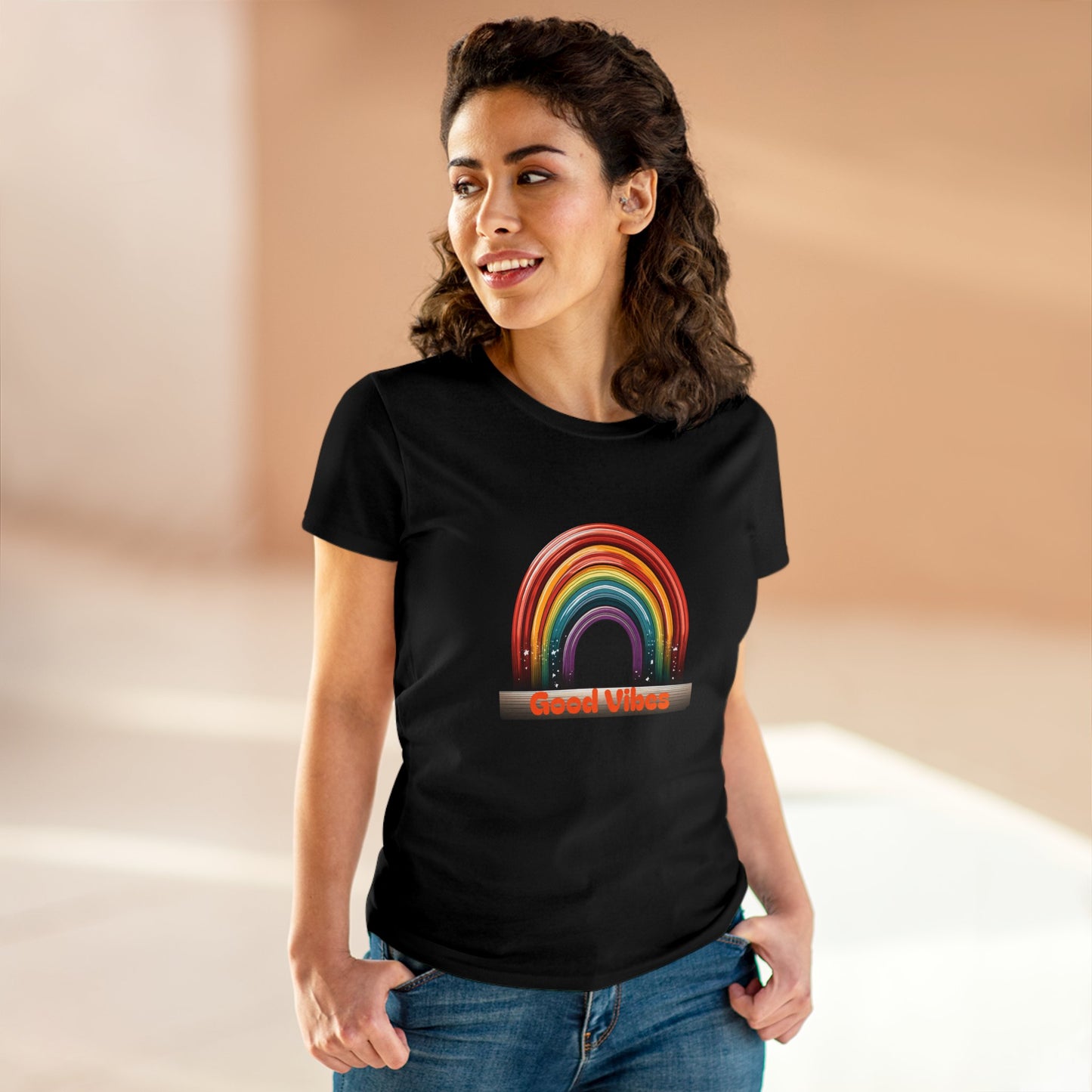 Good Vibes, Women's Cotton Tee