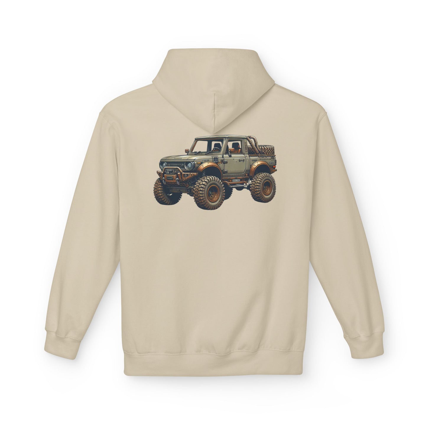 Mud Slinging Unisex Midweight Fleece Hoodie - Perfect for Off-Road Enthusiasts