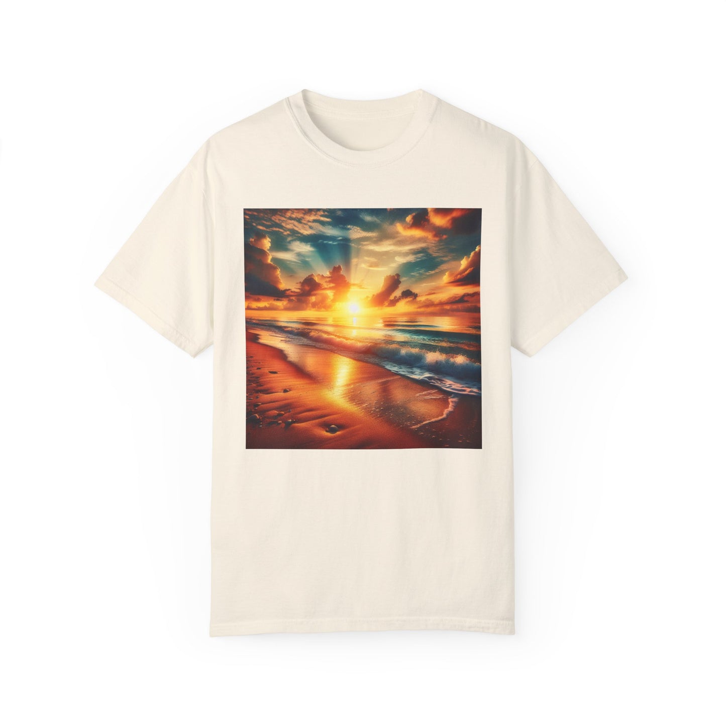 Sunrise at the beach, Unisex T-shirt - Original Prints Co