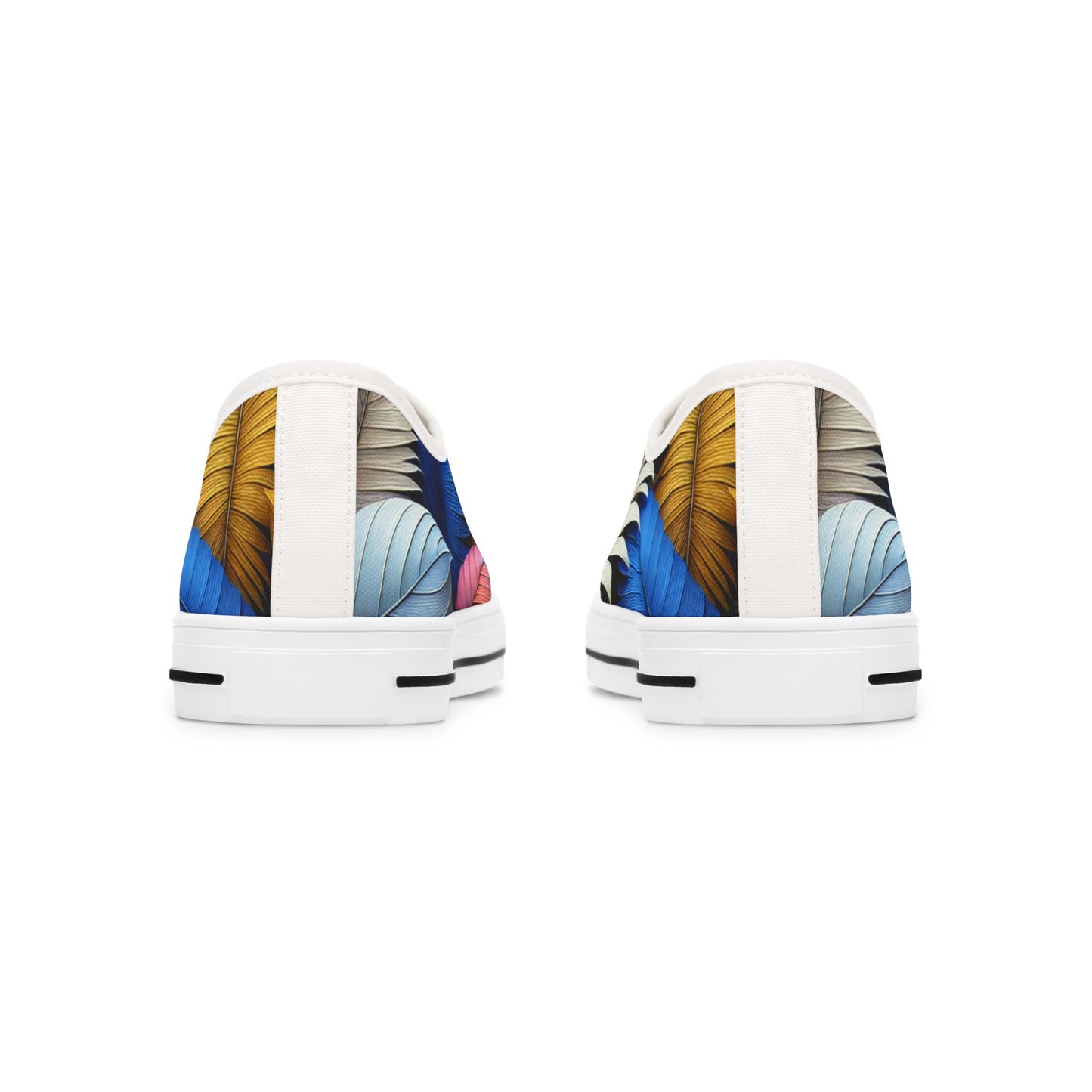 Tropical Printed Women's Low Top Sneakers