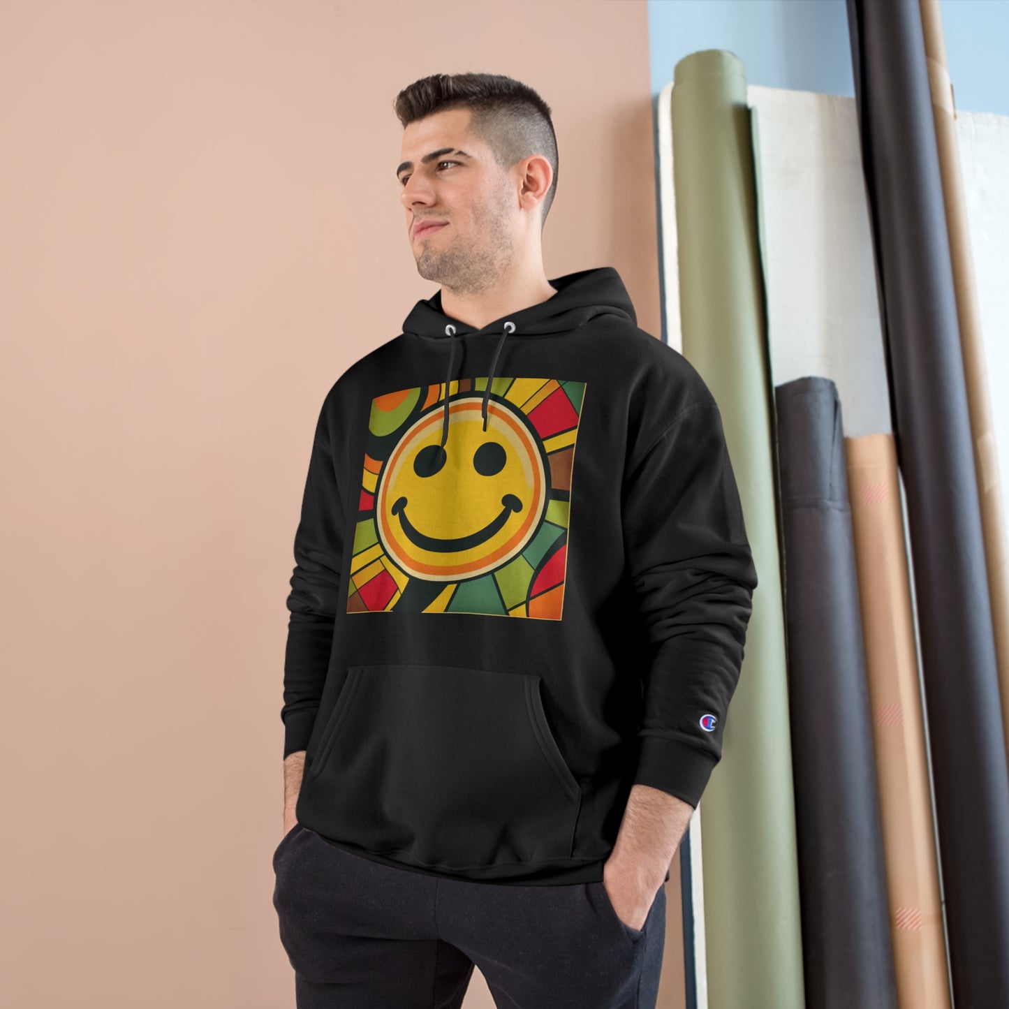 Smiley Face, Champion Hoodie