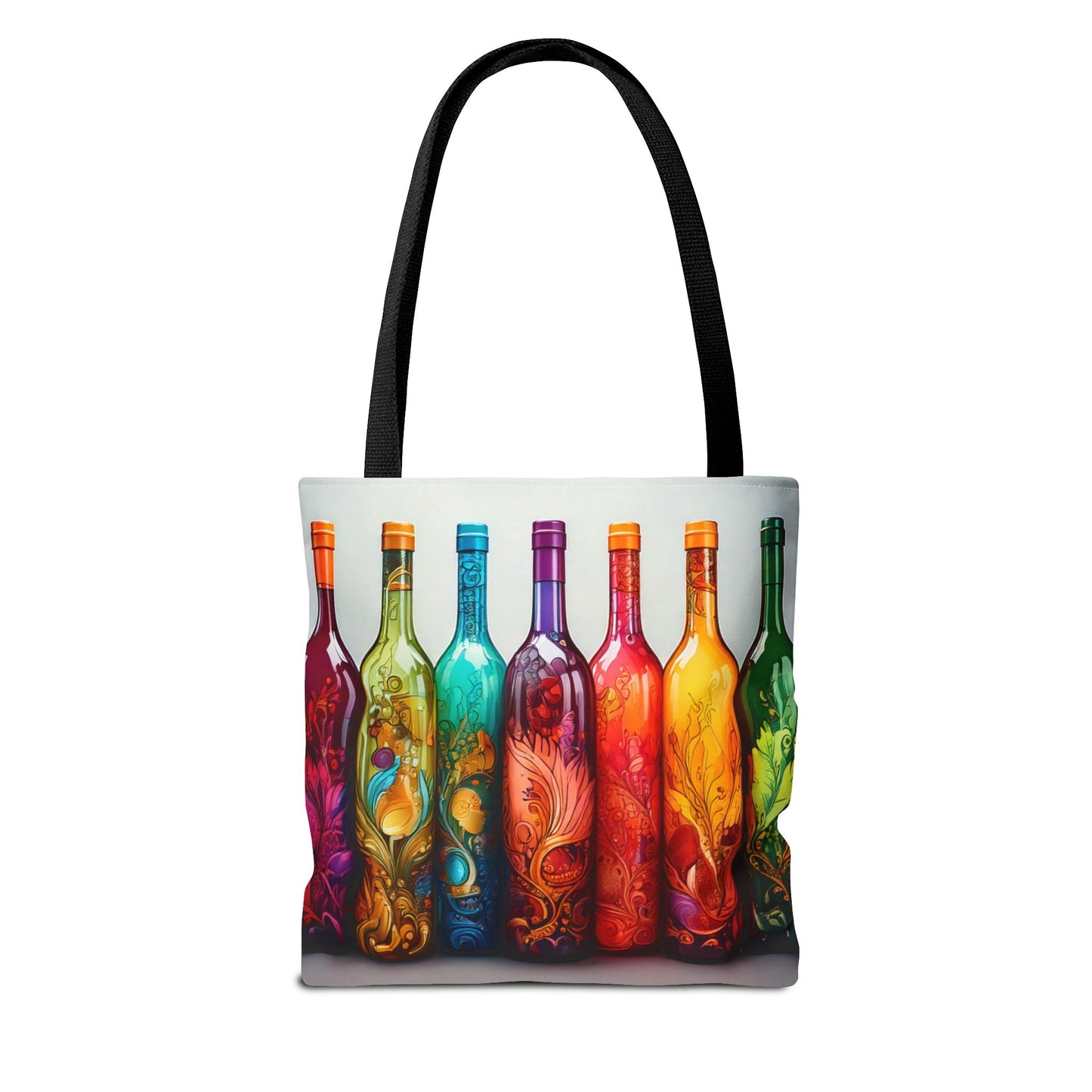 Wine Bottles, Tote Bag