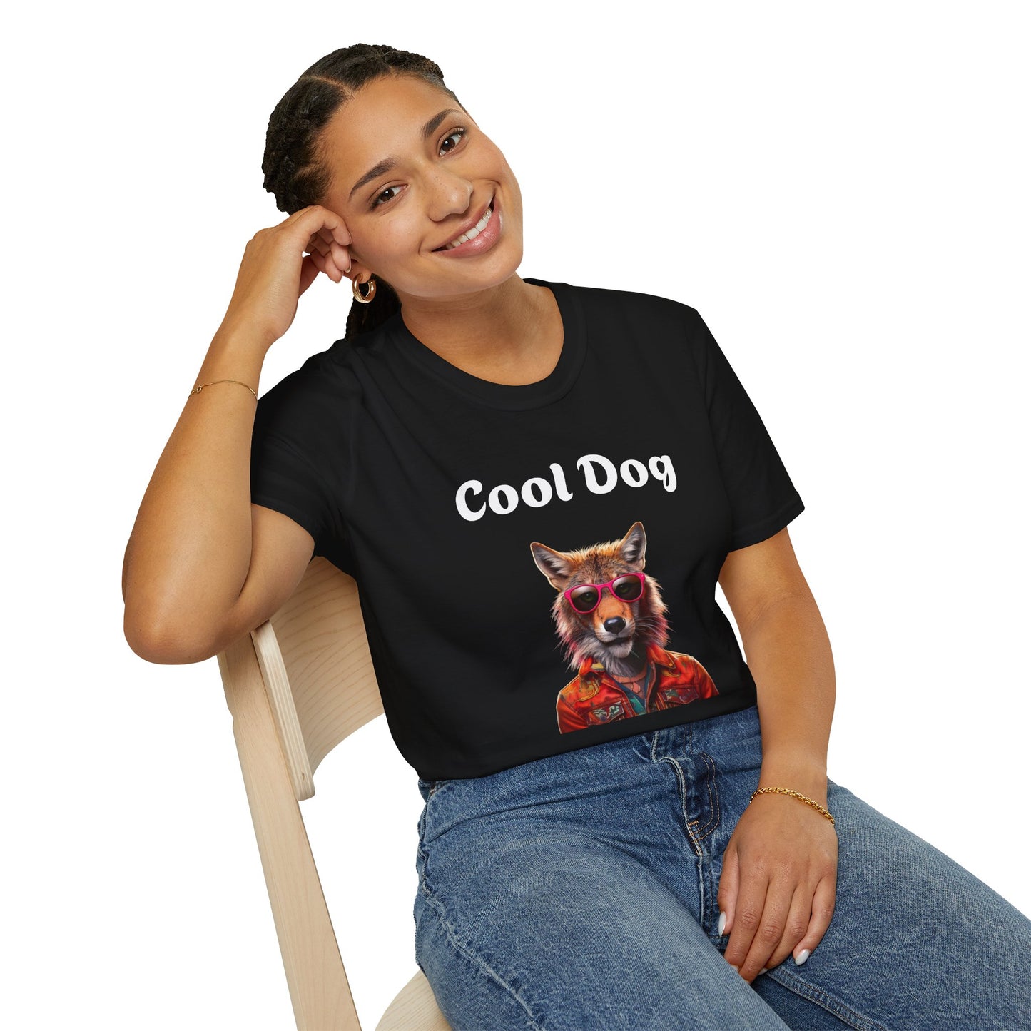 Cool Dog Graphic Unisex T-Shirt