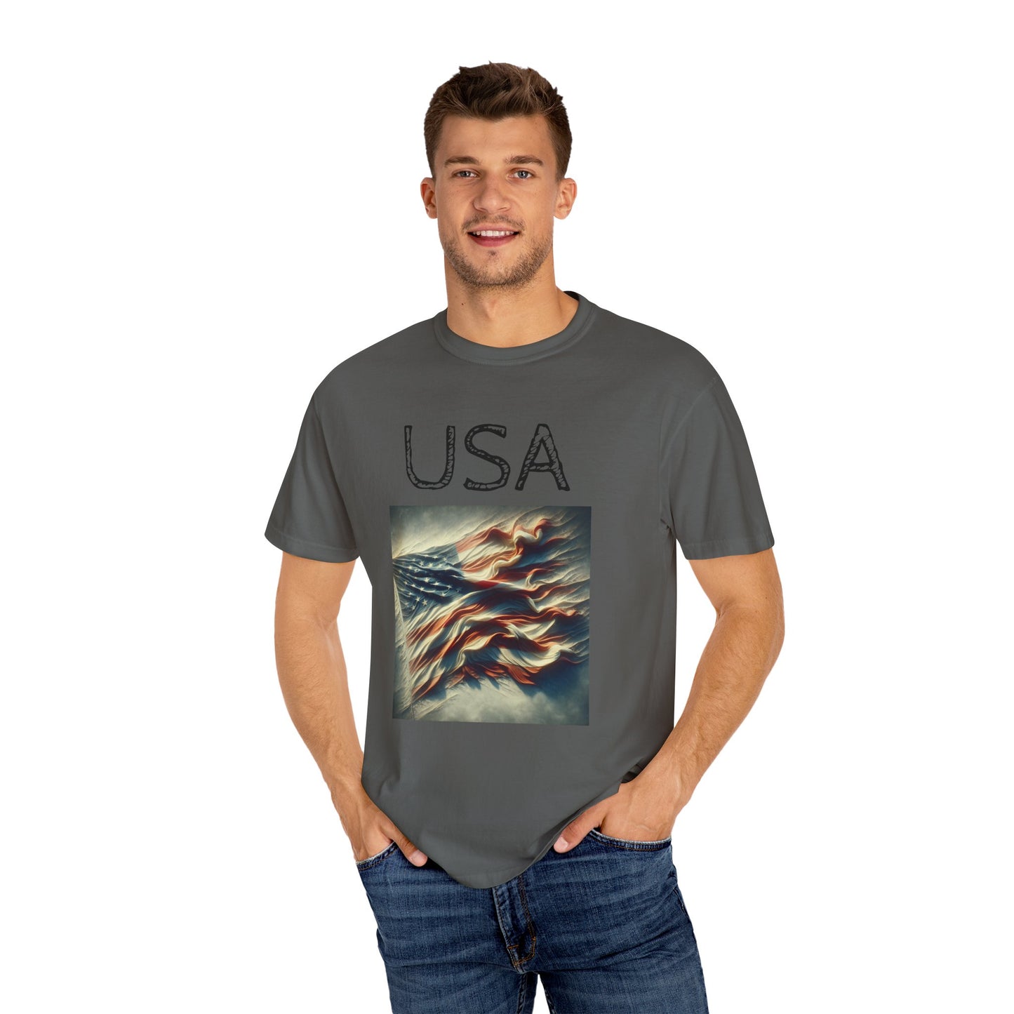 USA Flag, Unisex T-shirt