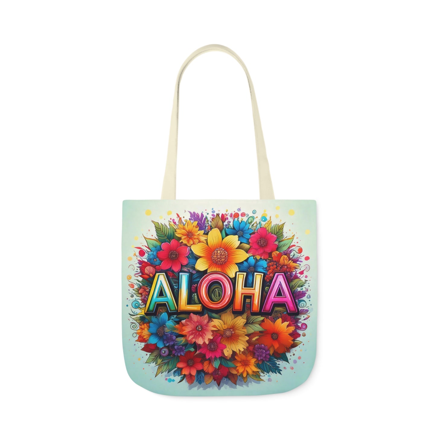 Tote Bag, Canvas ALOHA print