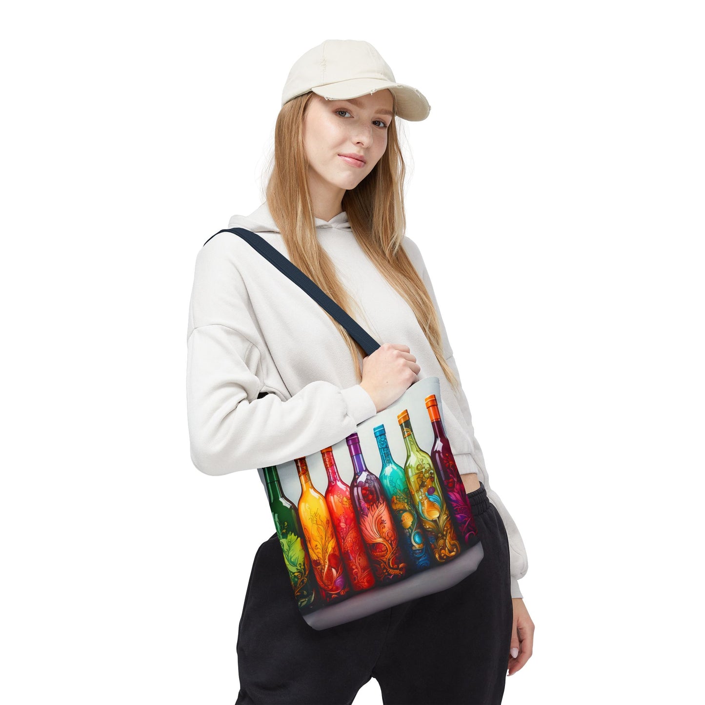 Wine Bottles, Tote Bag