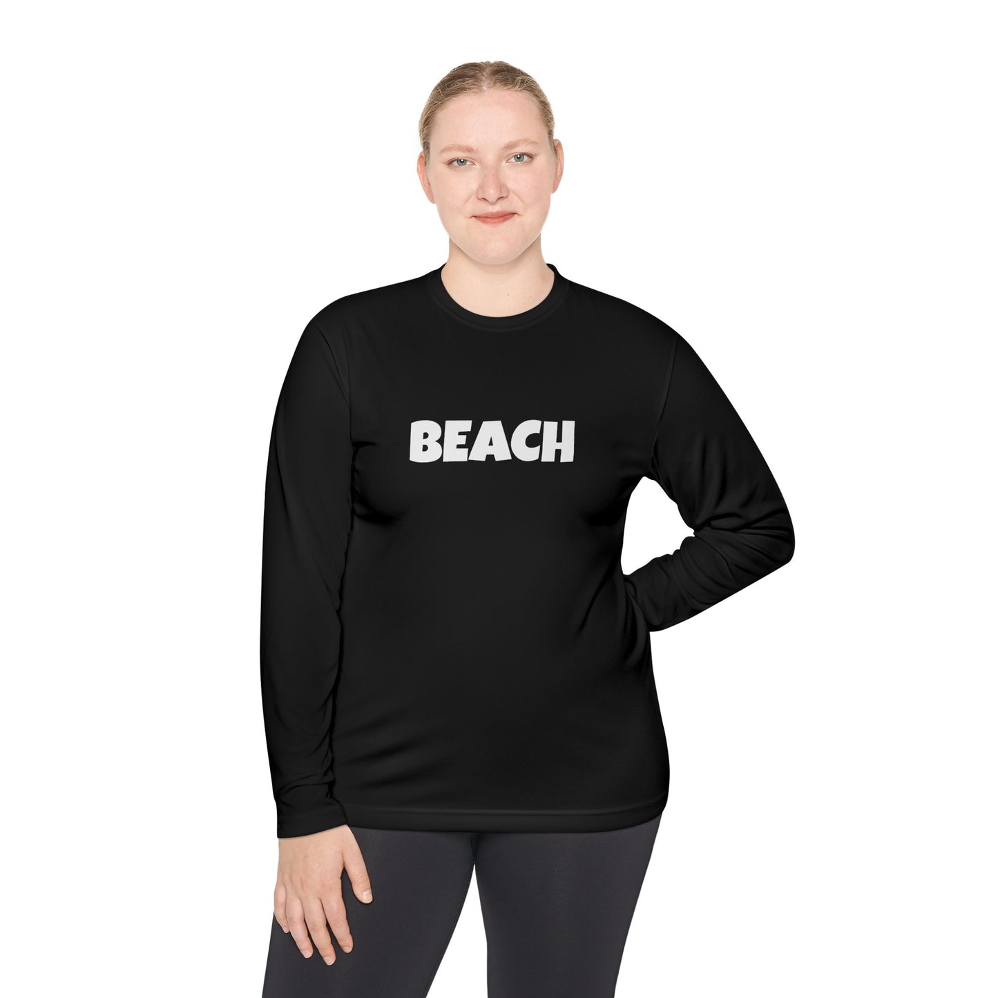 Beach Vibes Long Sleeve Tee - Unisex Lightweight Top for Casual Outings, Beach Days, Summer Celebration, Gift for Beach Lovers, [...]