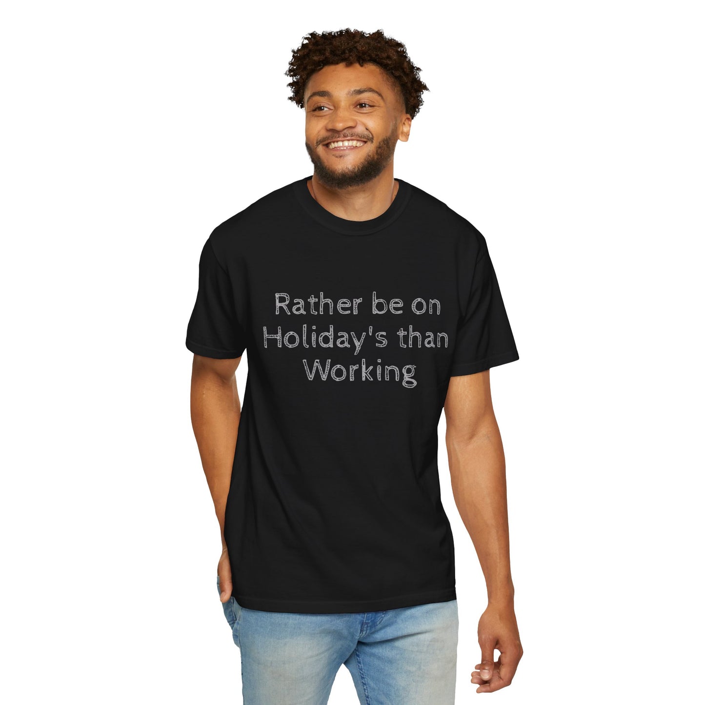 Rather be on Holiday, Unisex T-shirt