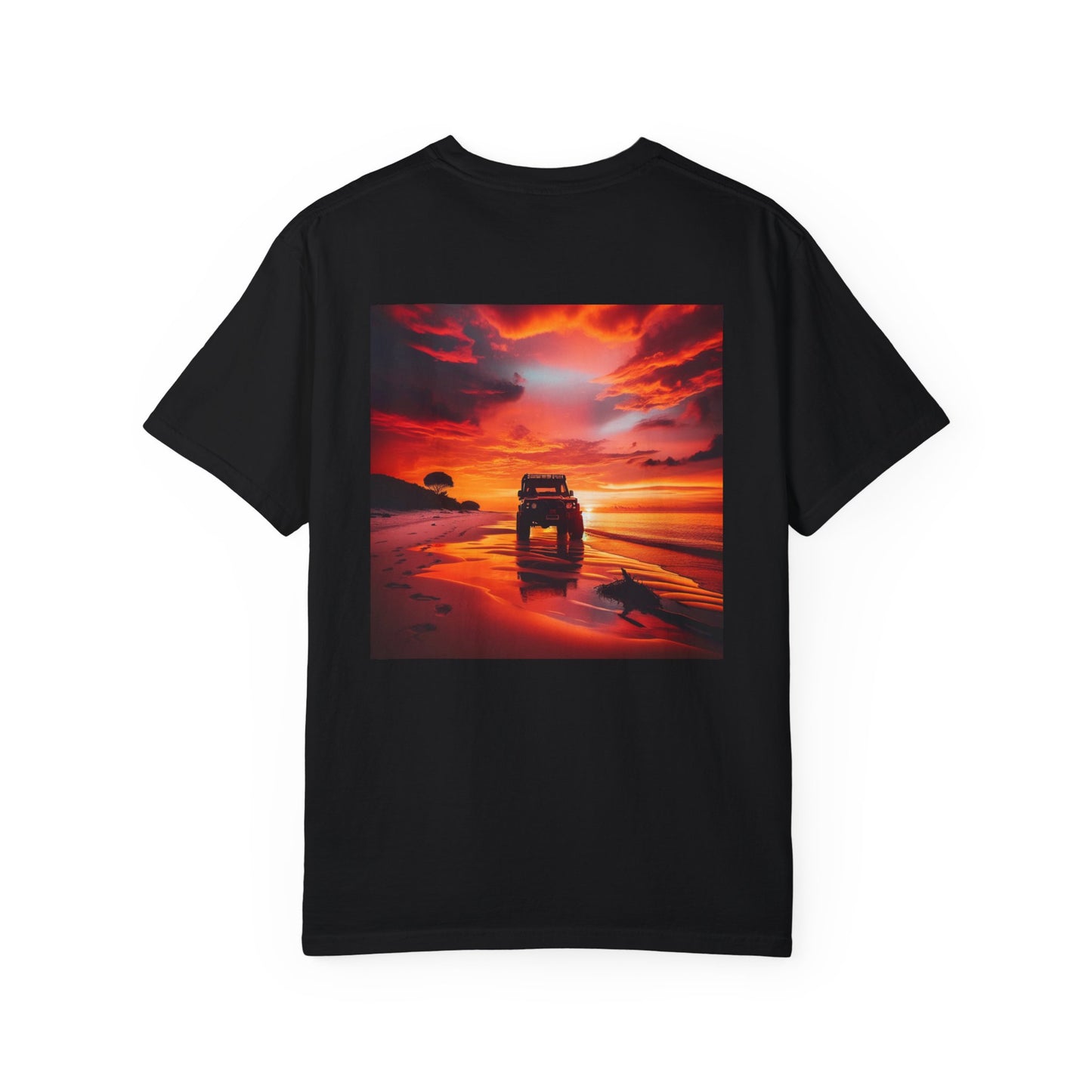 T-shirt. 4X4 Sunset, Unisex