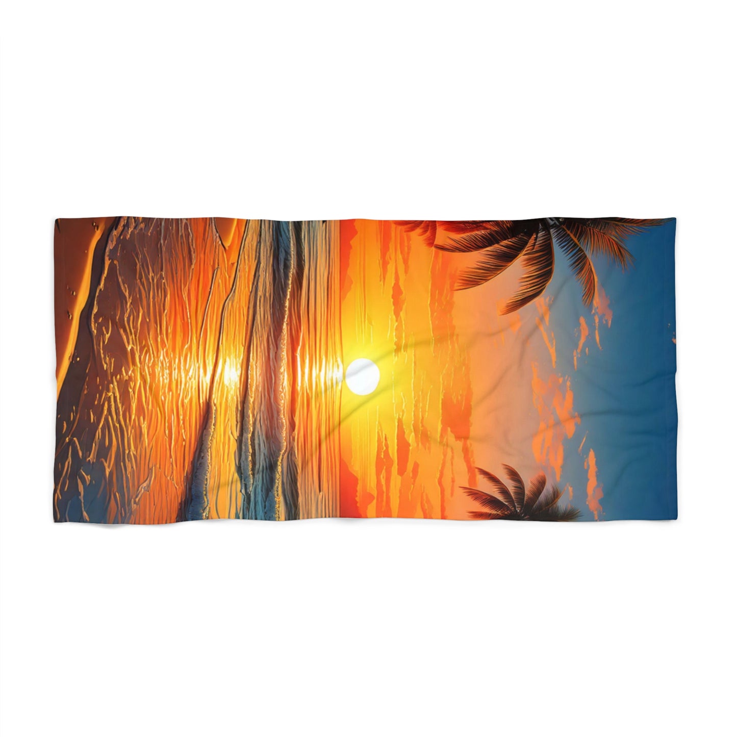 Sunset, Beach Towel