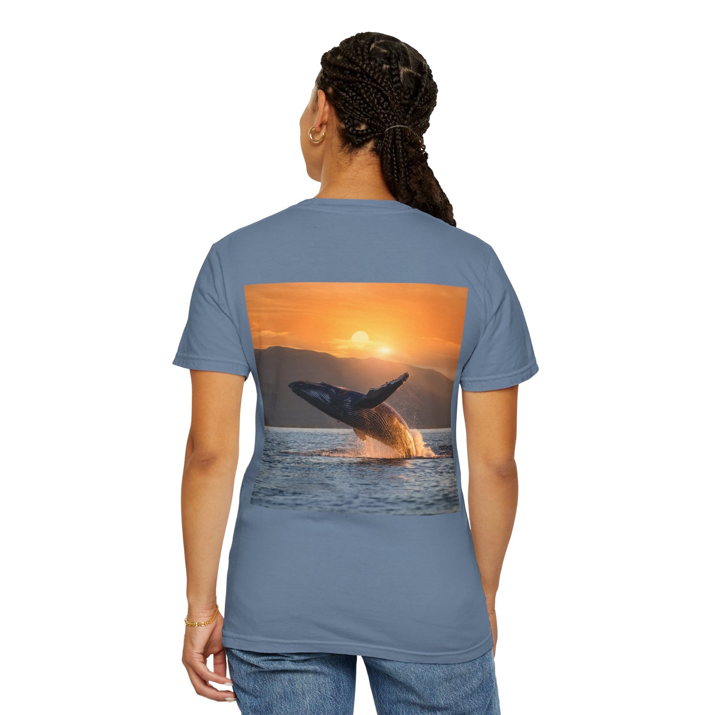 Lovin Life, Whale Print, Unisex T-shirt - Original Prints Co