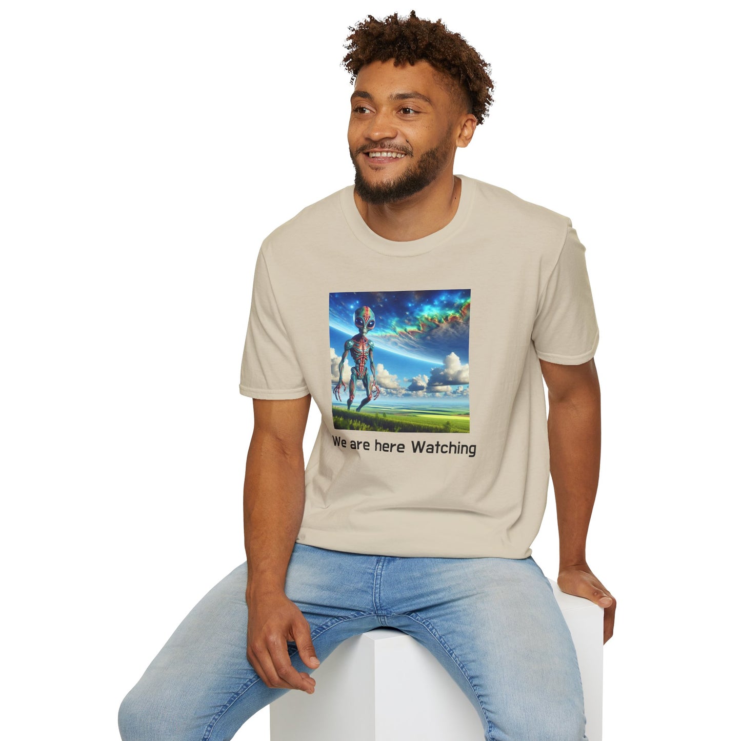 We are here Watching, Unisex T-Shirt