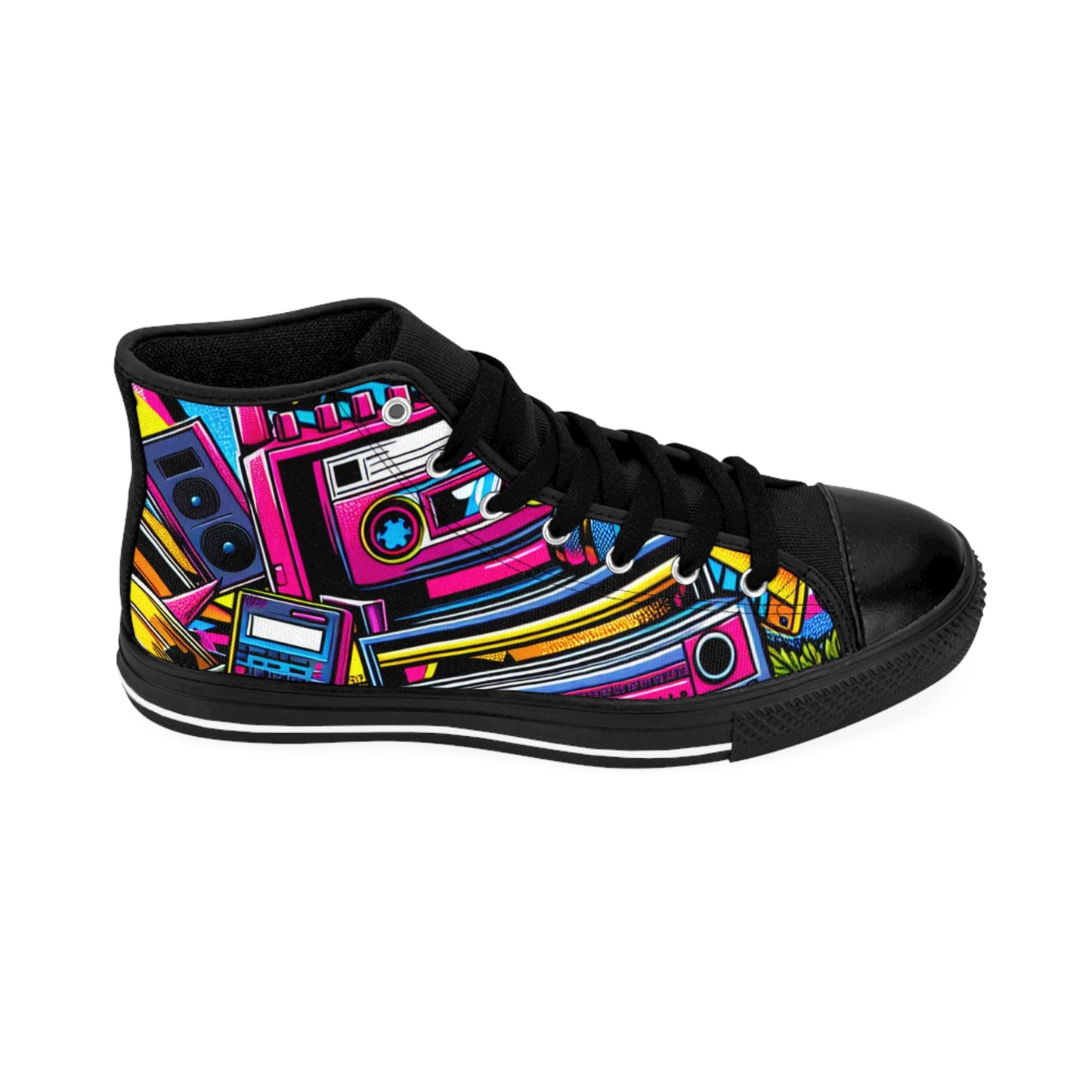 Retro Vibe High-Top Sneakers for Women