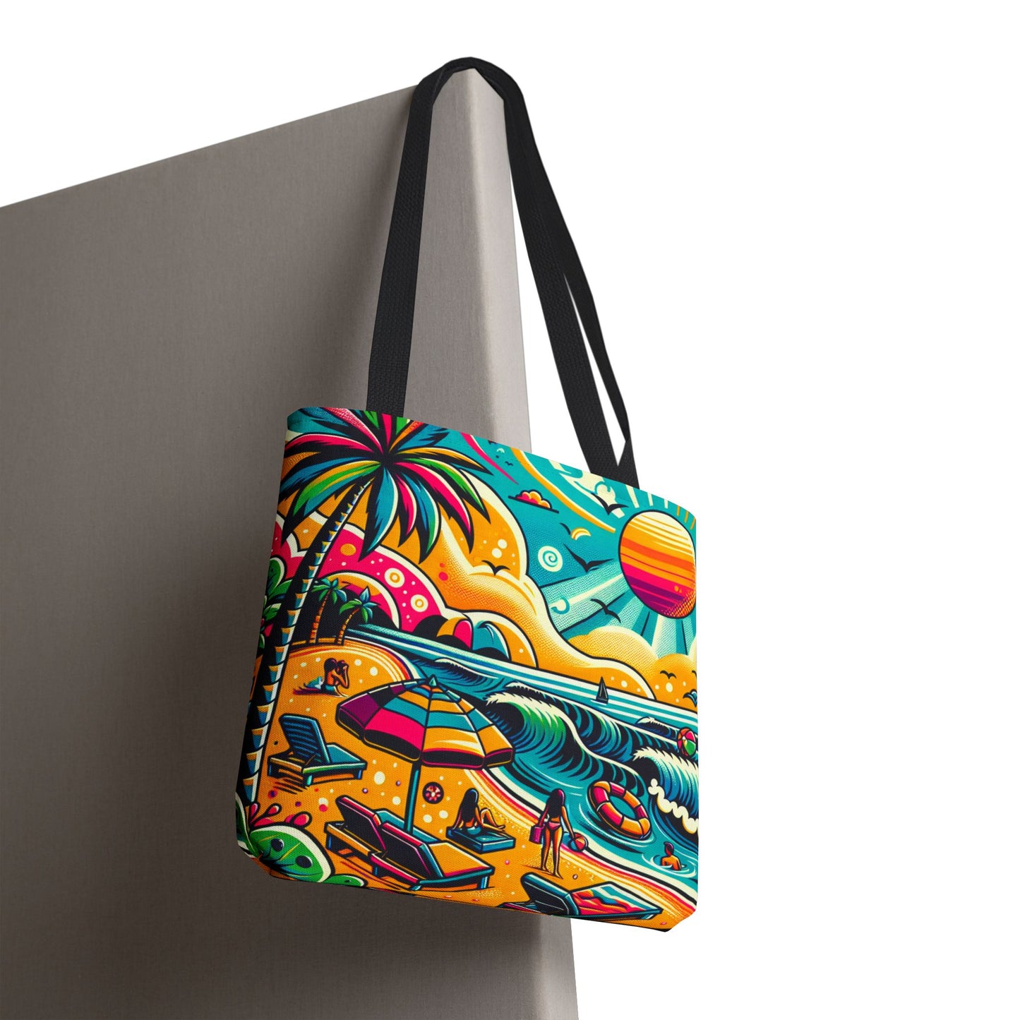 Tote Bag, Beach Print