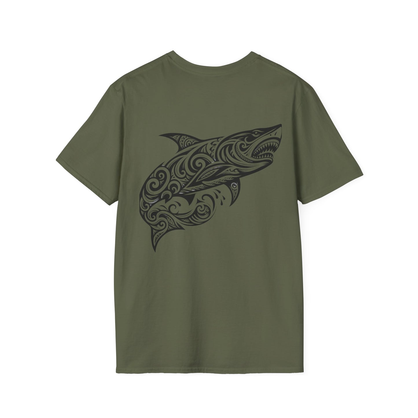 Unisex Shark Design Softstyle T-Shirt