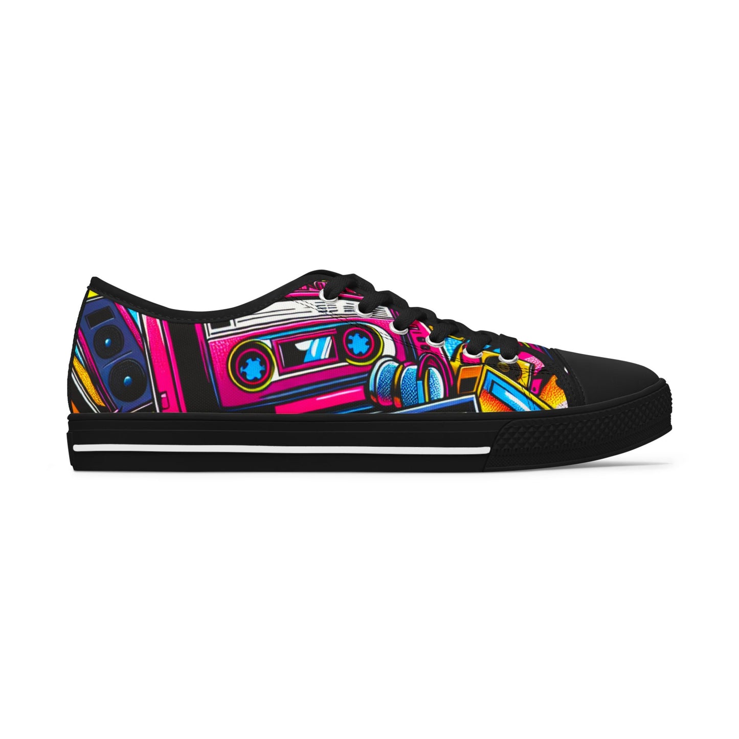 Retro Boombox Women's Low Top Sneakers