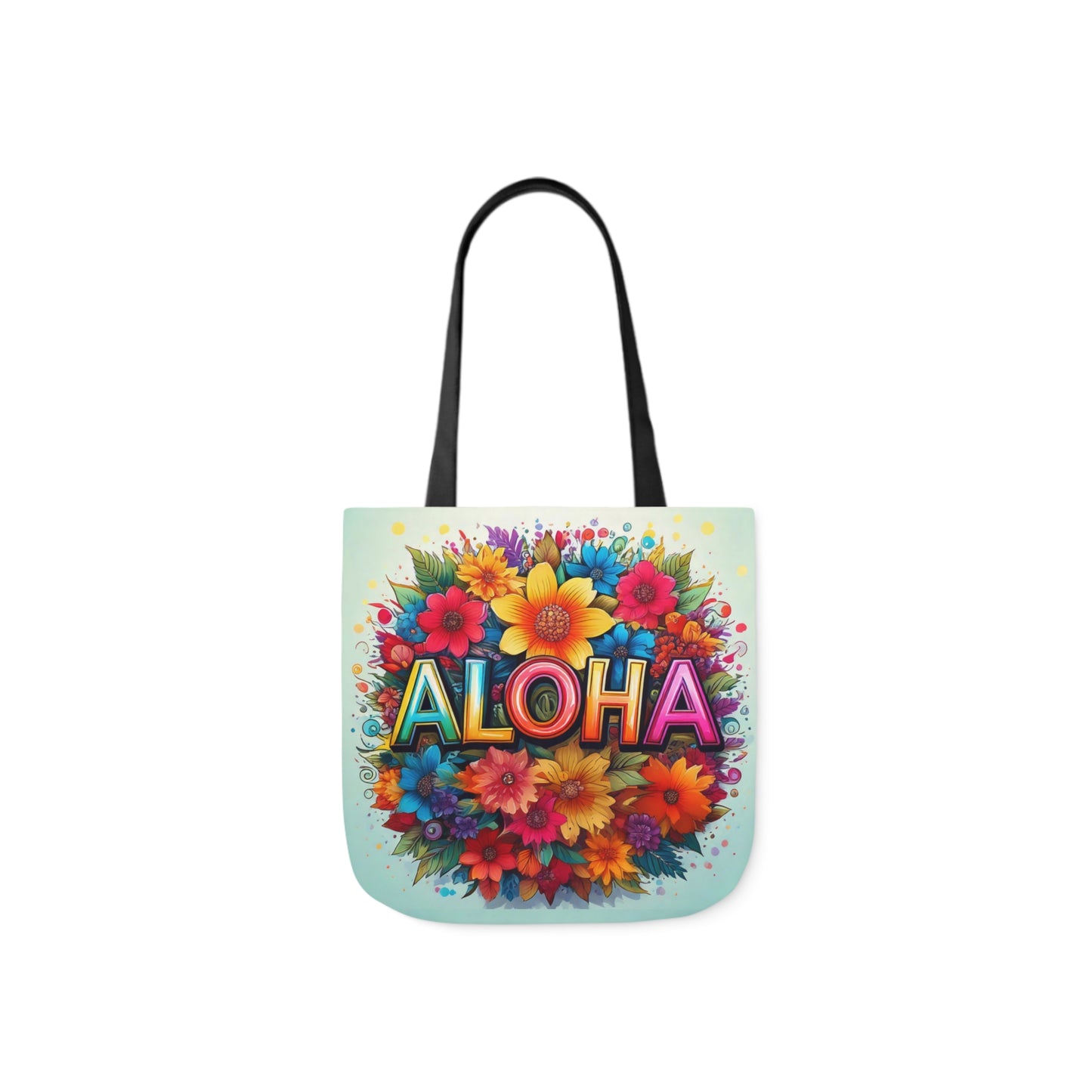 Tote Bag, Canvas ALOHA print