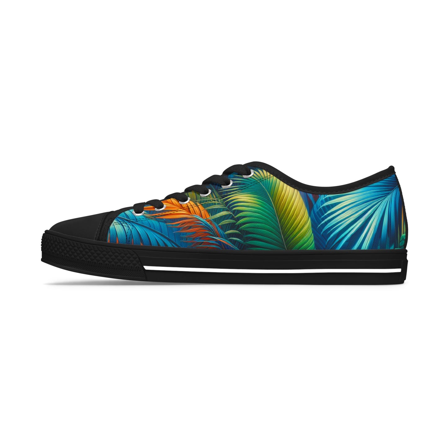 Tropical Leaf - Women's Low Top Sneakers