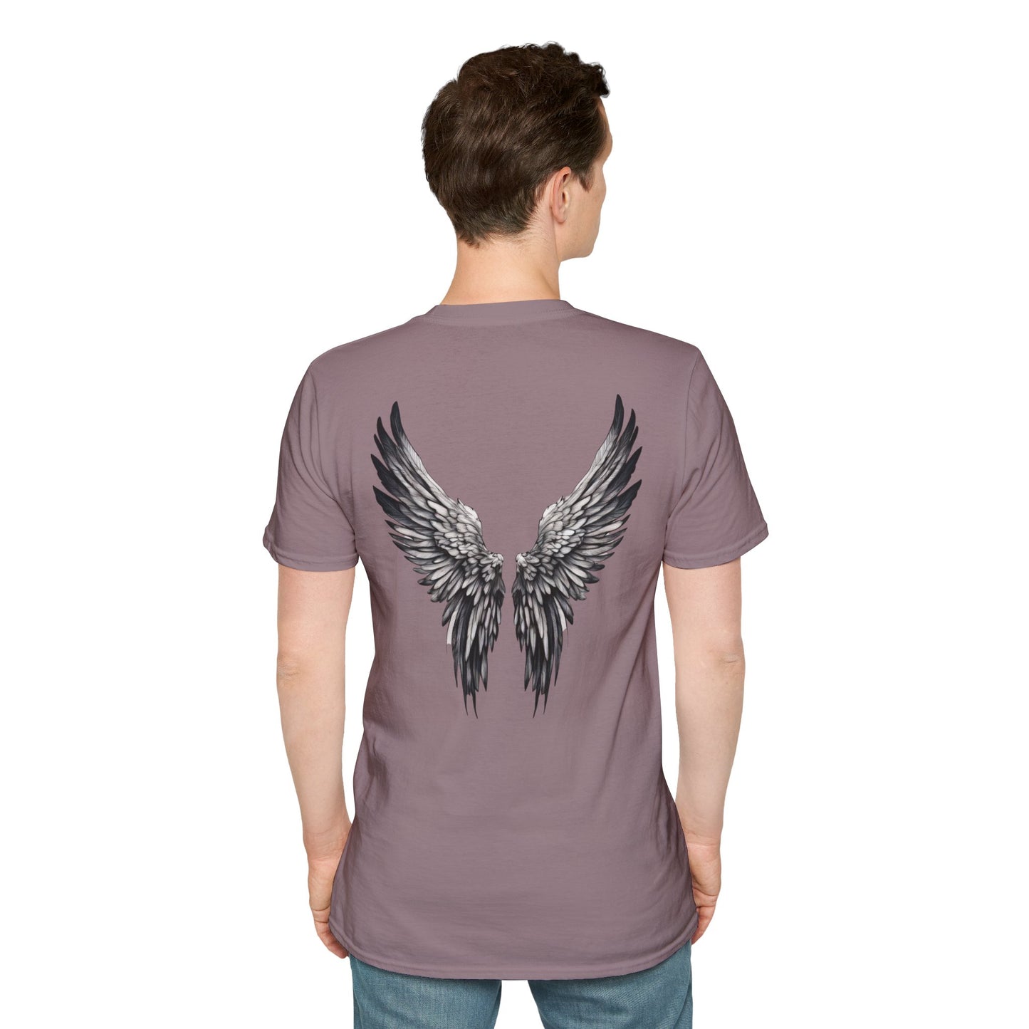 T-Shirt - Unisex Softstyle, Angel with Wings