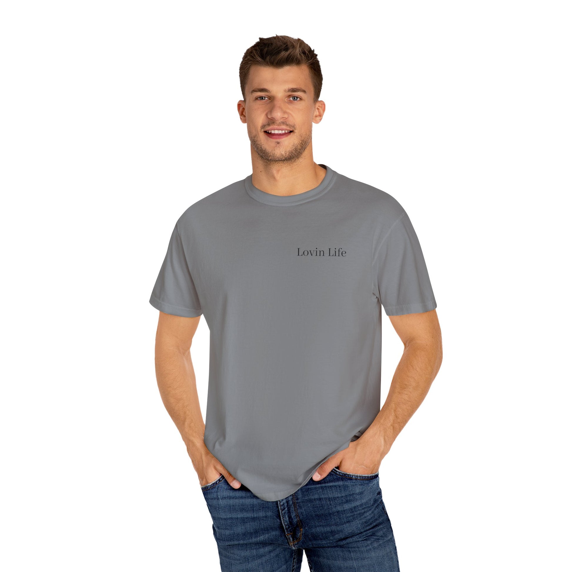 Lovin Life, Whale Print, Unisex T-shirt - Original Prints Co