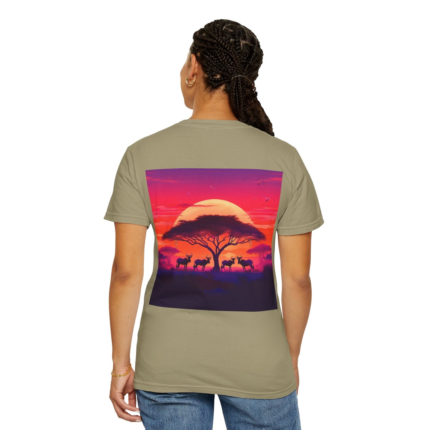 Safari Sunset, Unisex T-shirt