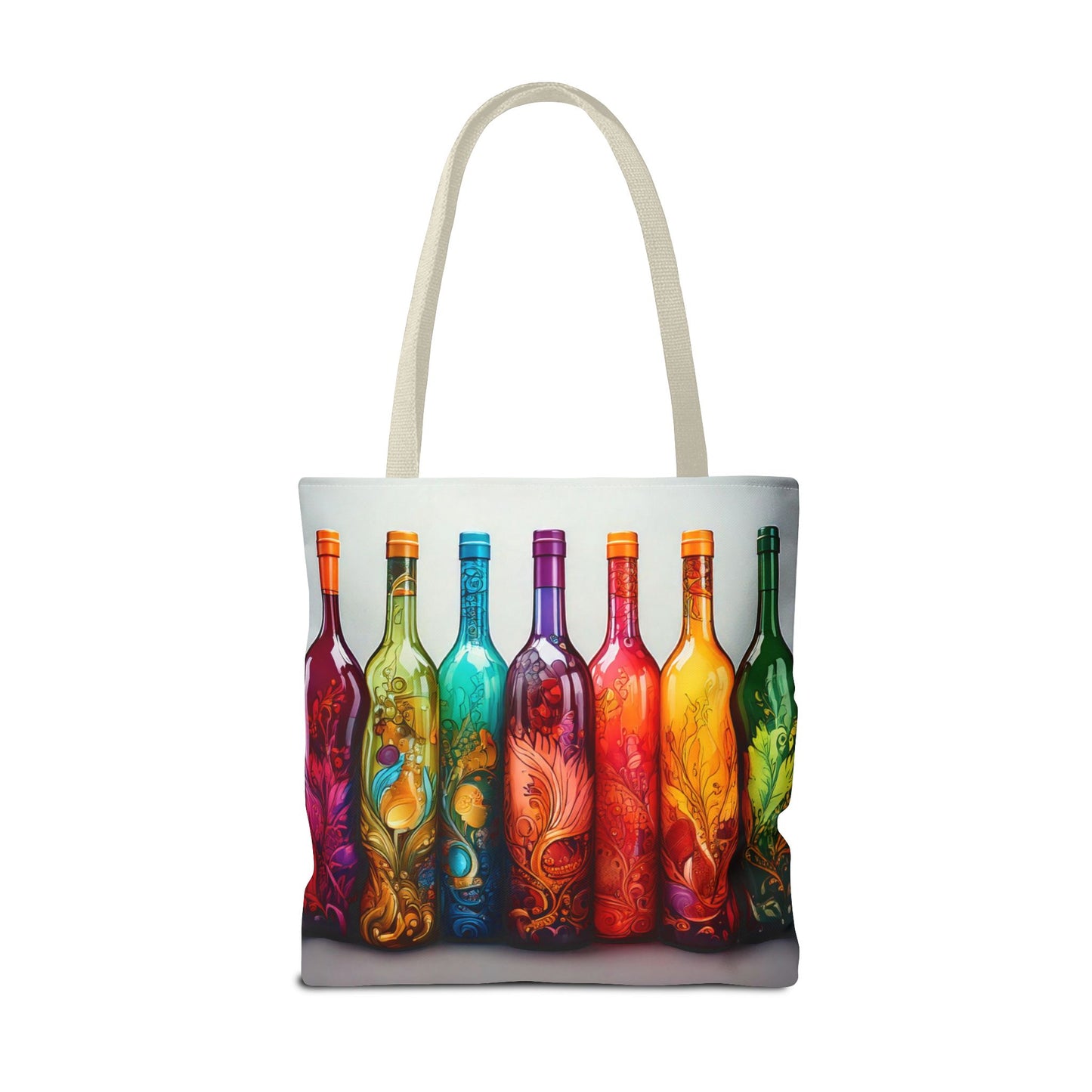 Wine Bottles, Tote Bag