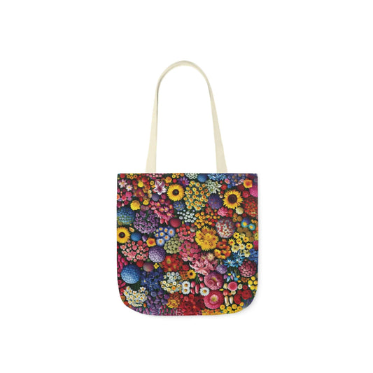 Canvas Tote Bag, Flowers