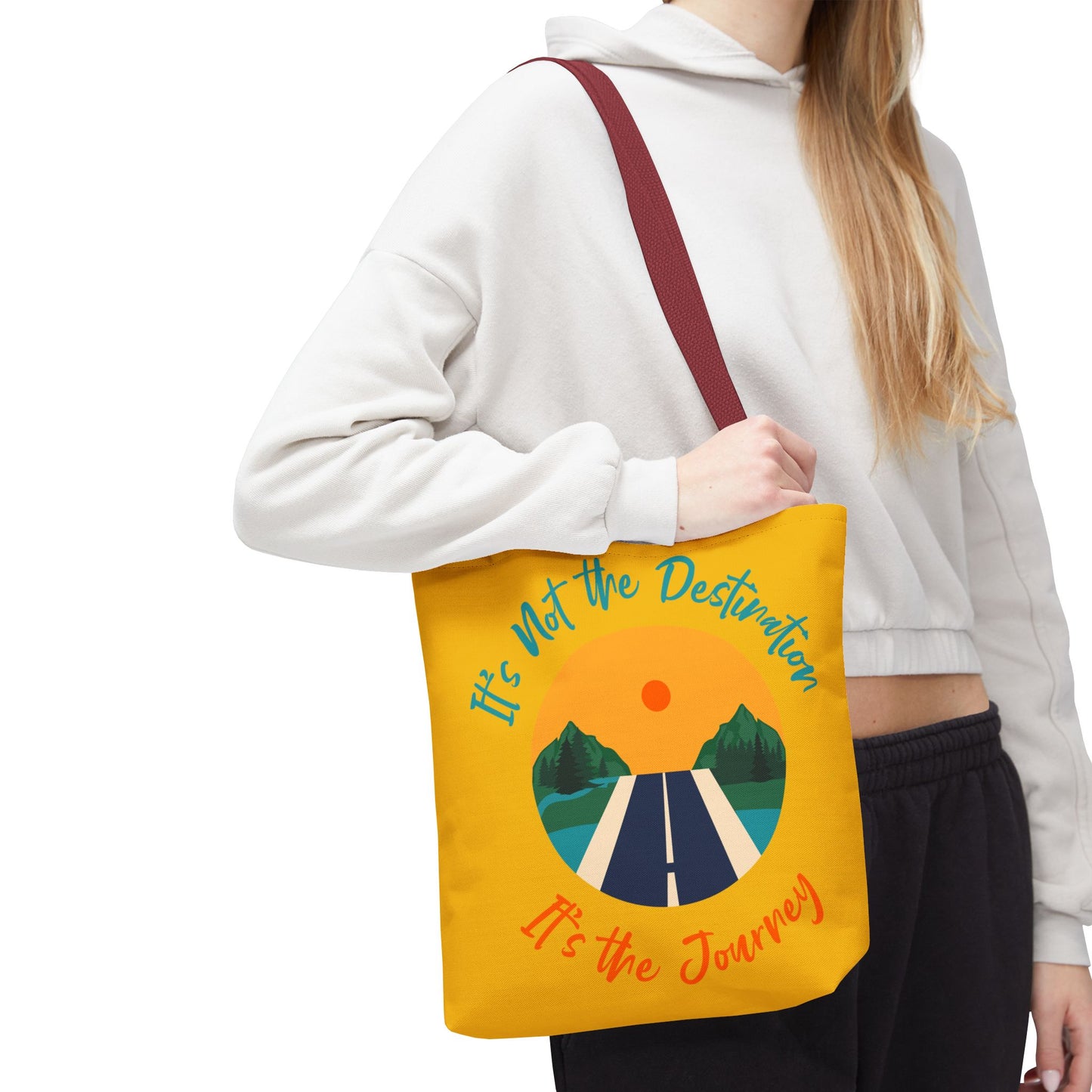 It's the Journey, Tote Bag