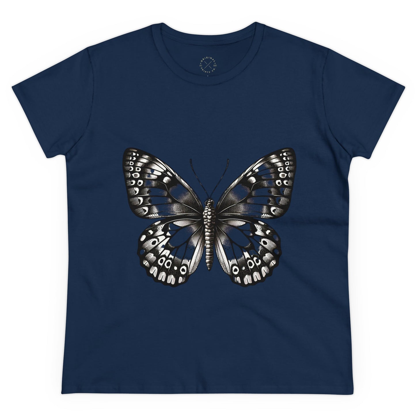 Inked Butterfly, Women's Cotton Tee