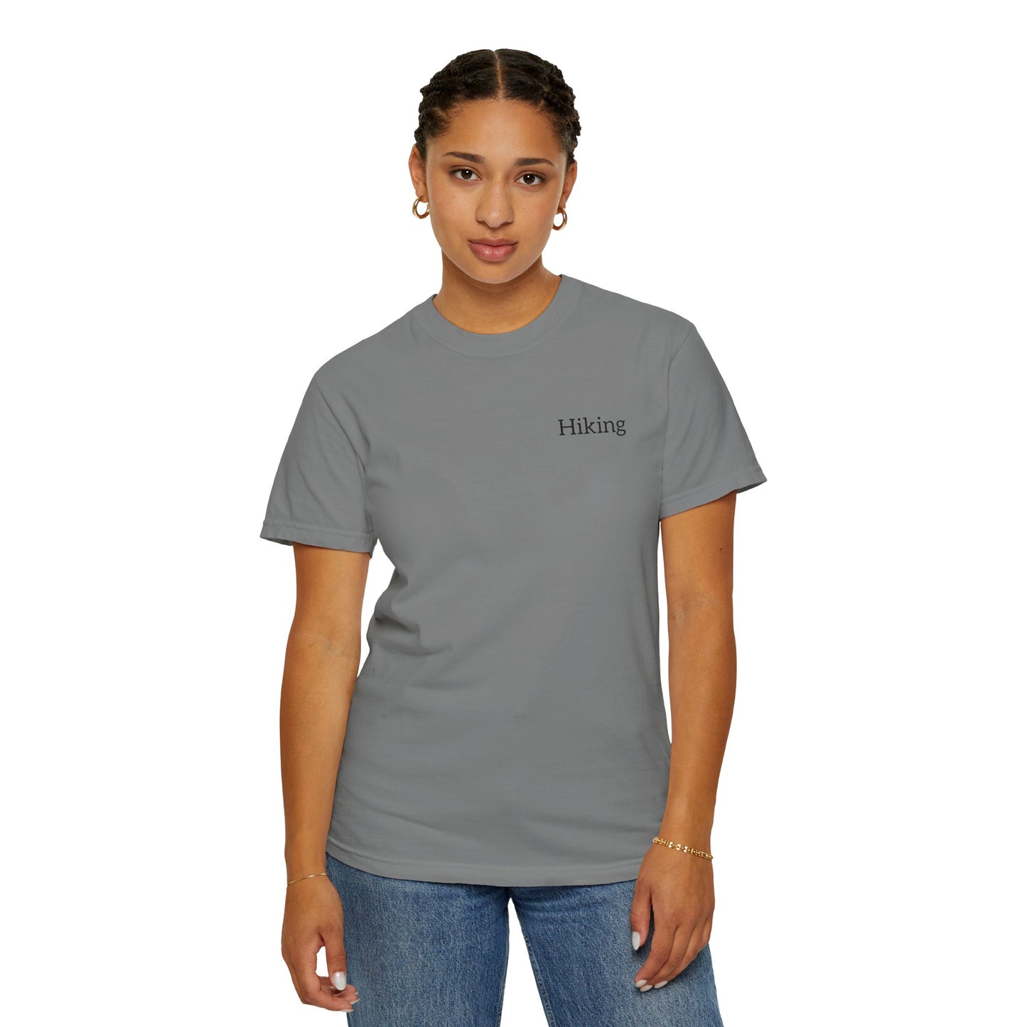 Hiking, Waterfall, Unisex T-shirt