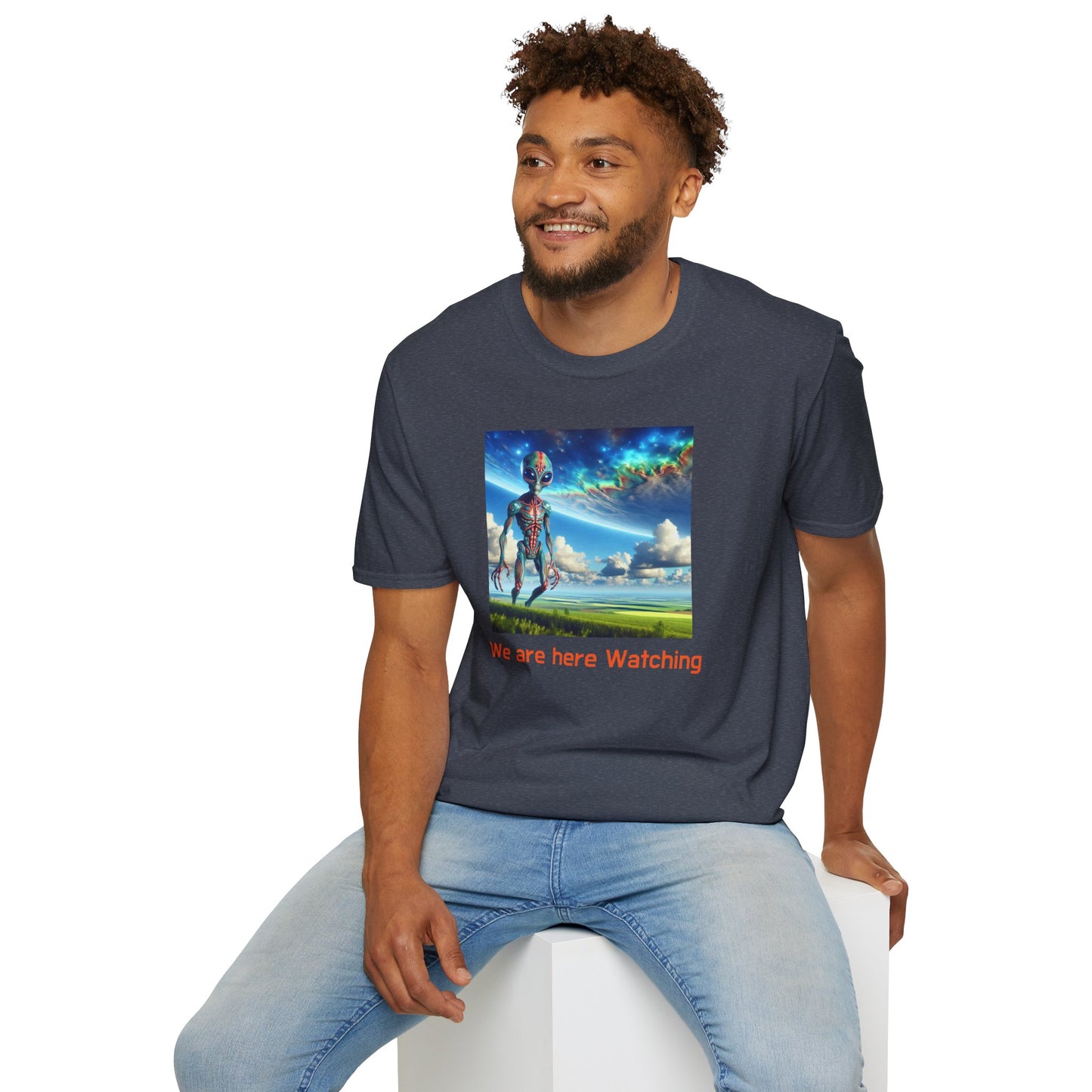 We are here Watching, Unisex T-Shirt